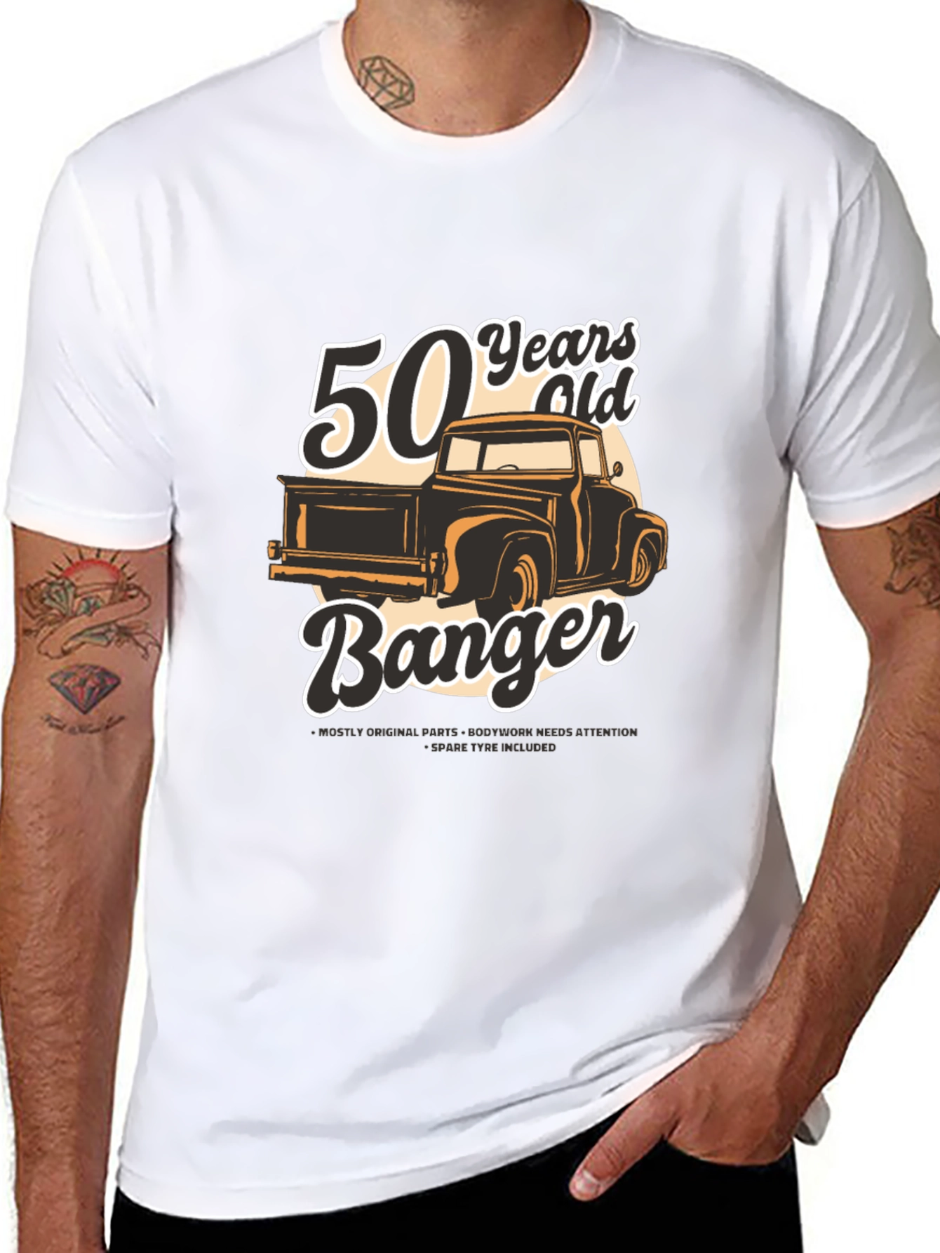 50 Years Old Banger T-Shirt Classic Car Tee