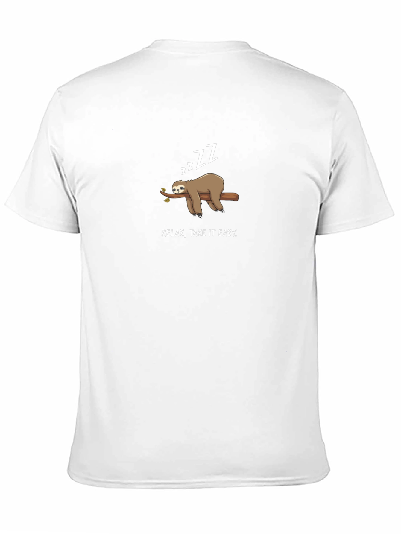 Relax Take It Easy Sloth Graphic Tee
