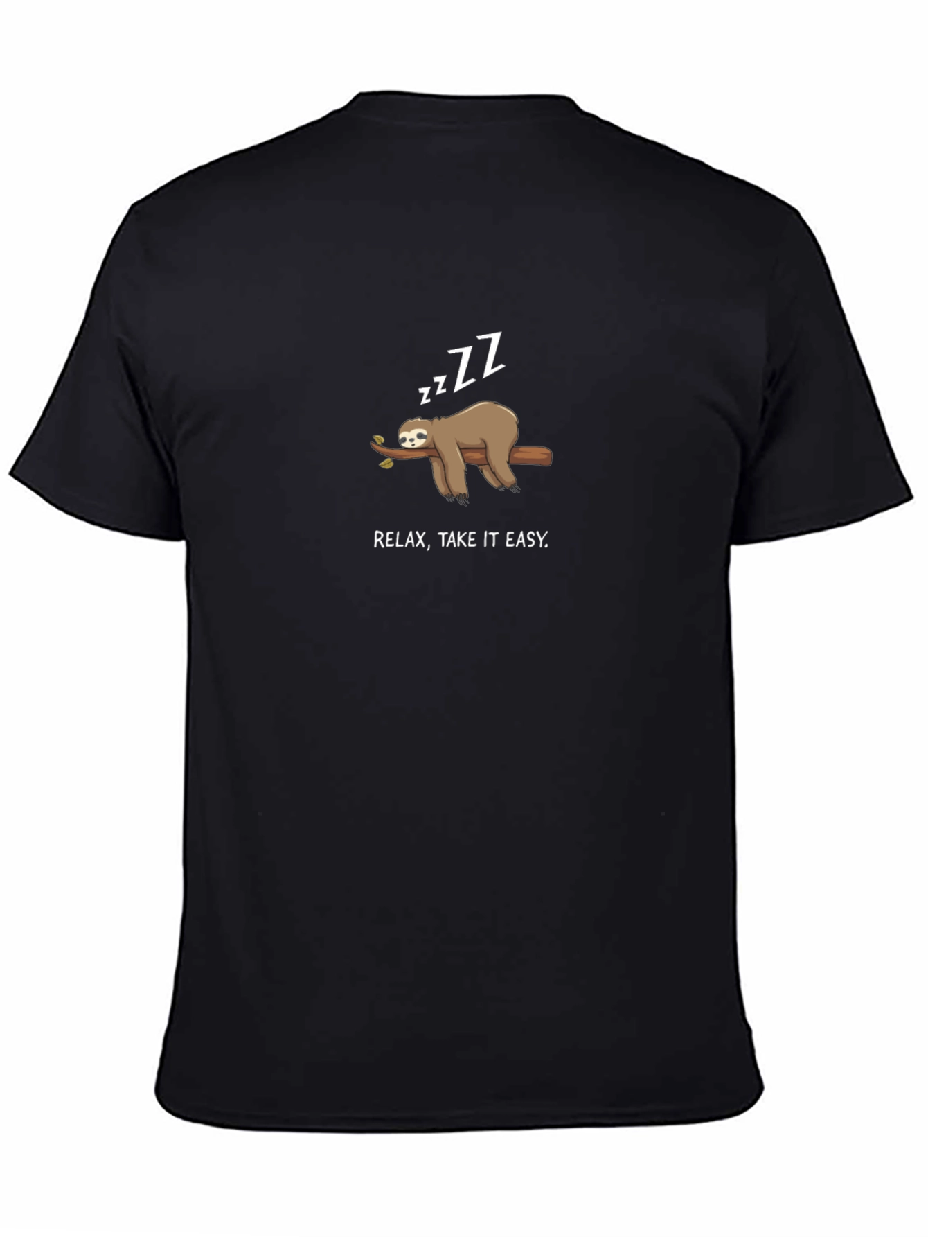 Relax Take It Easy Sloth Graphic Tee