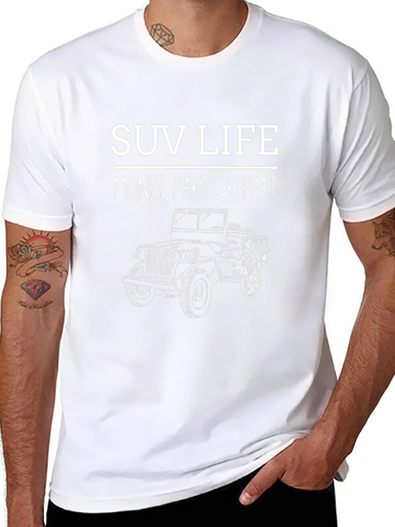 SUV Life T-Shirt - Money Parts Repeat