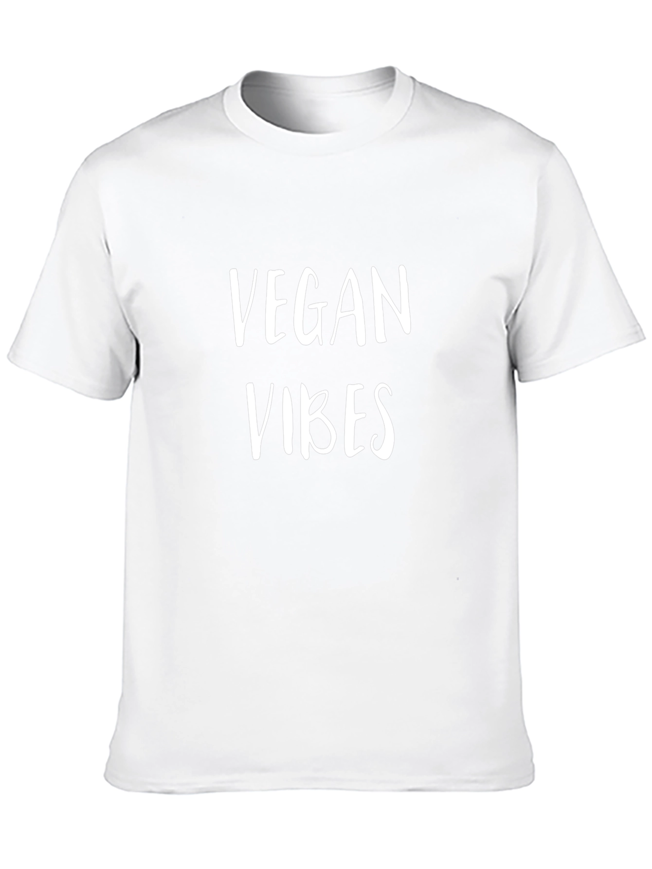 Vegan Vibes T-Shirt - Black Stylish Comfortable