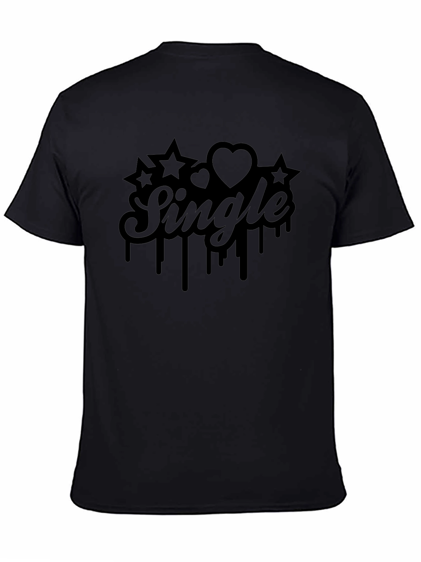 Single Graphic Tee - Black T-Shirt