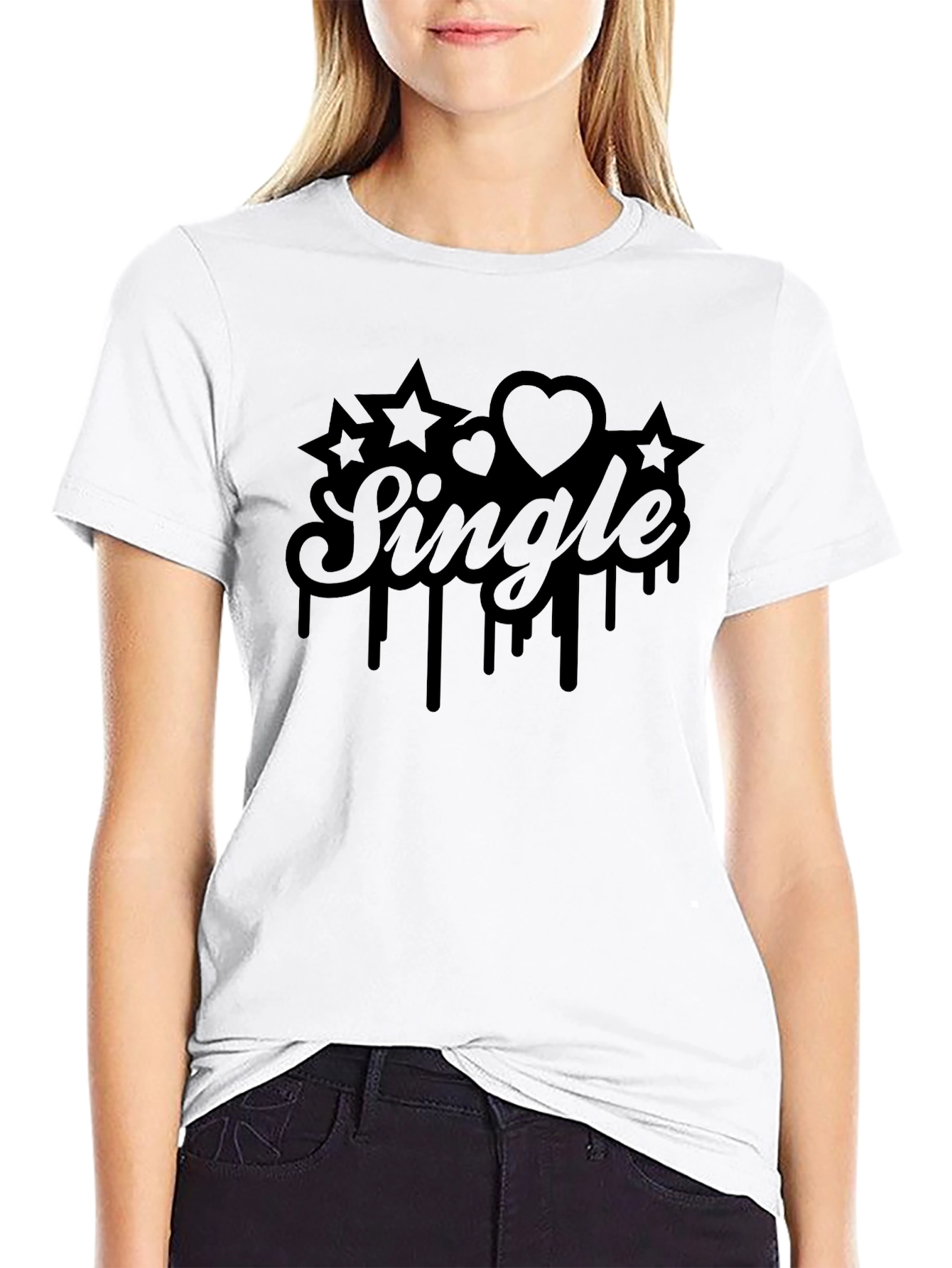 Single Graphic Tee - Black T-Shirt