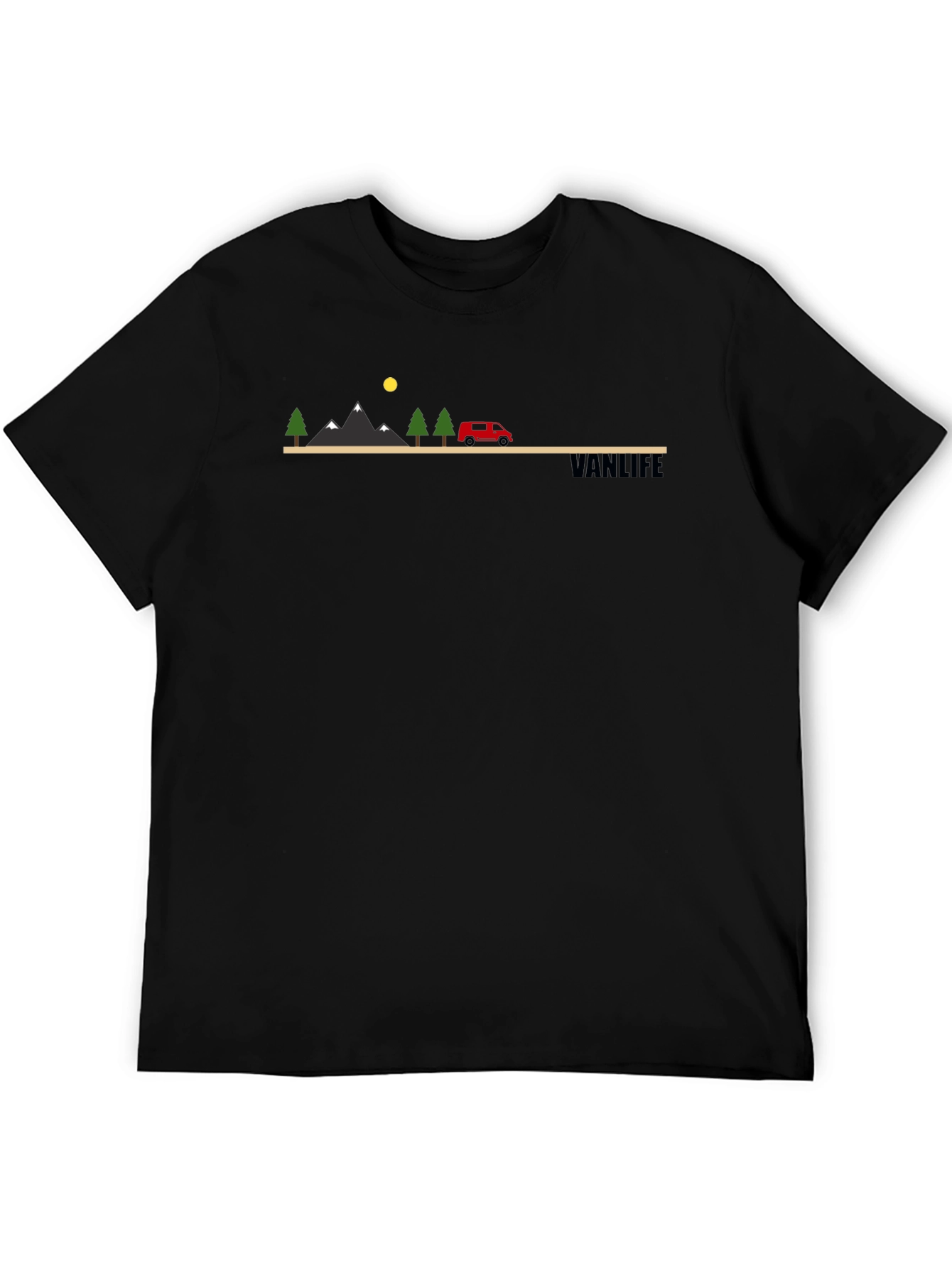 Vanlife Landscape Graphic Tee - Adventure Awaits!