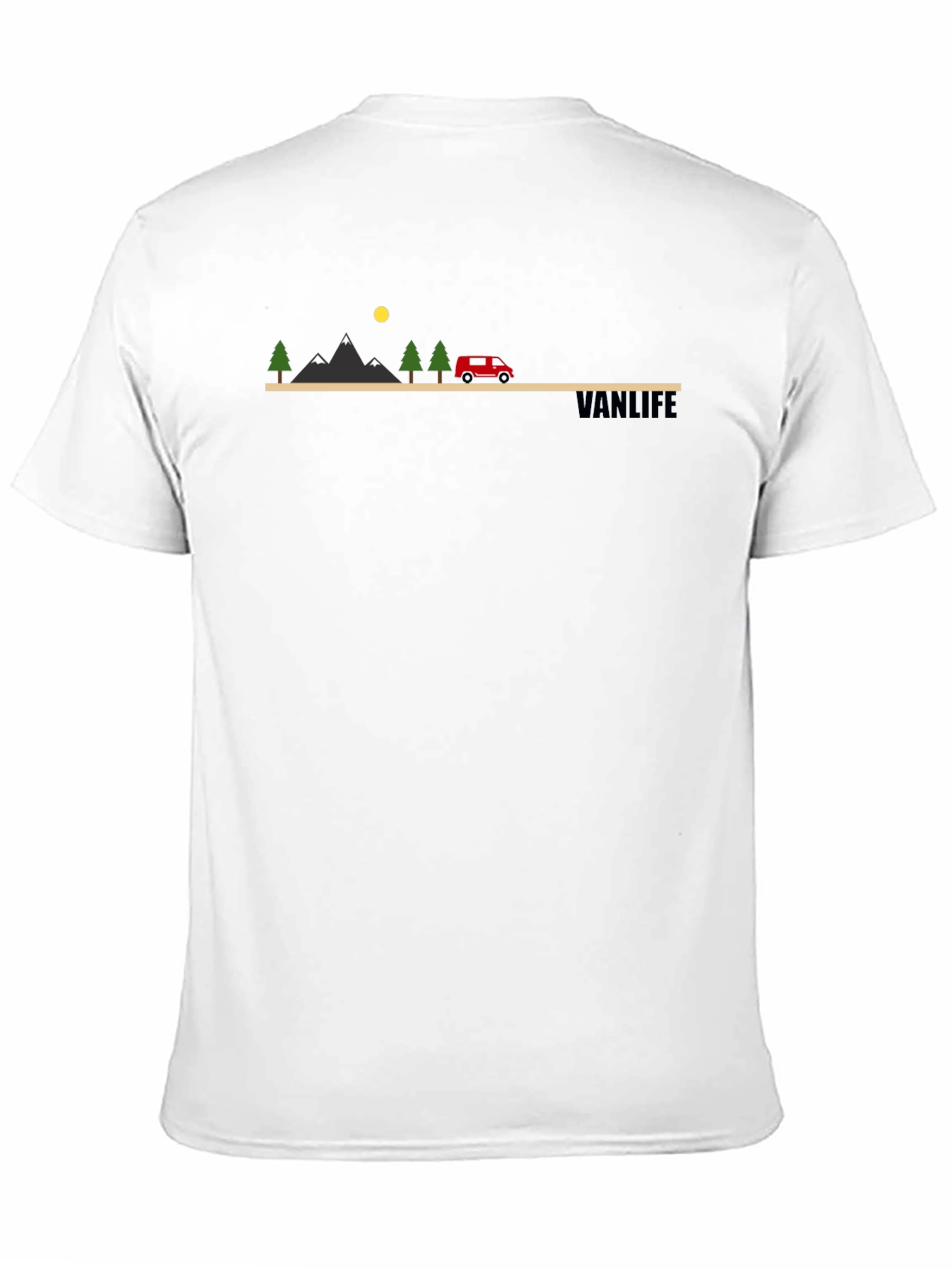 Vanlife Landscape Graphic Tee - Adventure Awaits!
