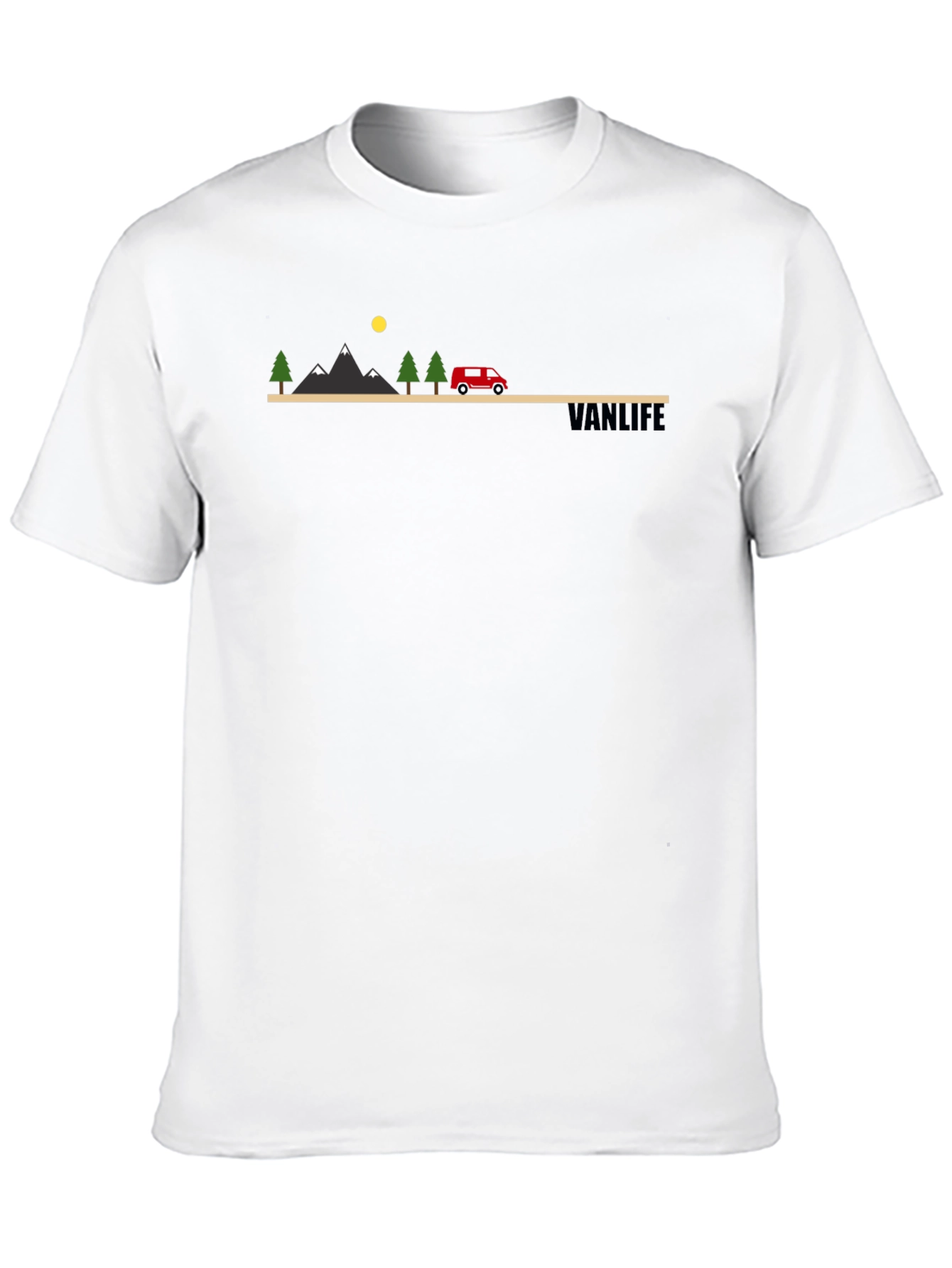 Vanlife Landscape Graphic Tee - Adventure Awaits!