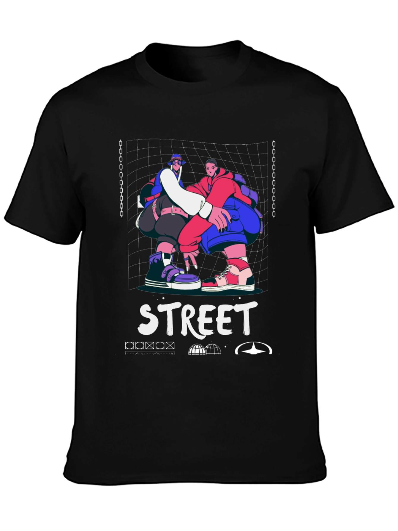 Street Style Graphic Print T-Shirt