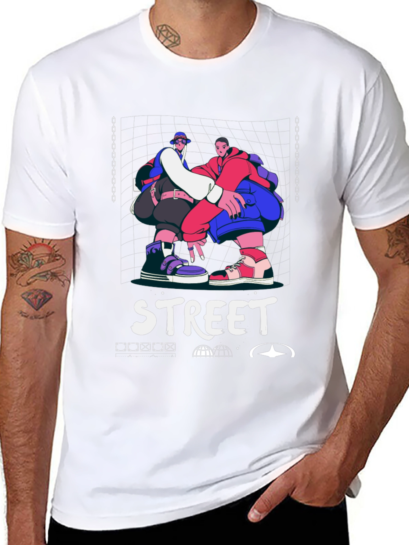 Street Style Graphic Print T-Shirt