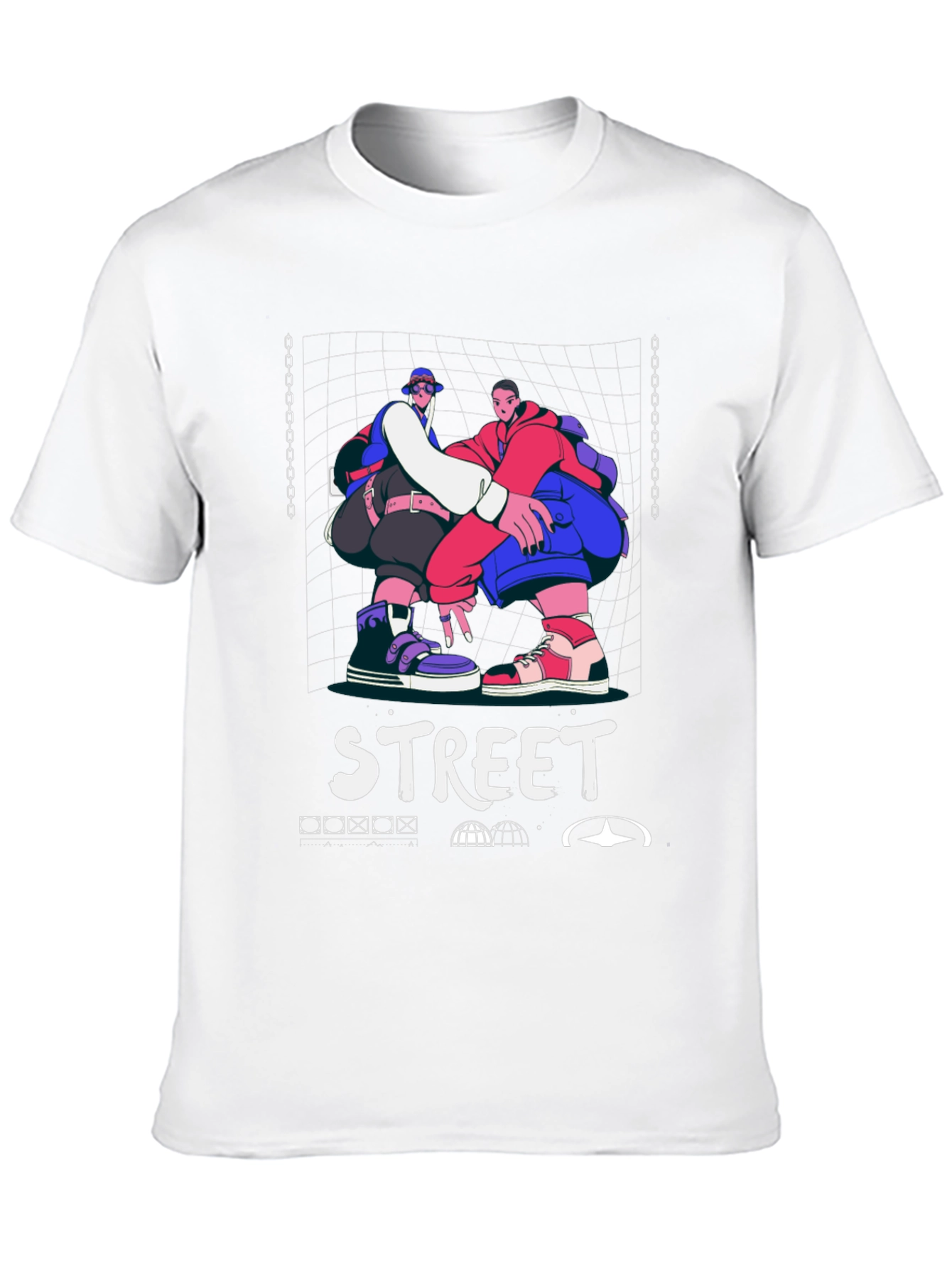 Street Style Graphic Print T-Shirt