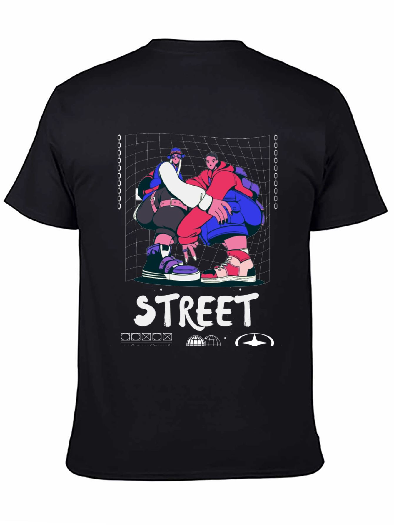 Street Style Graphic Print T-Shirt