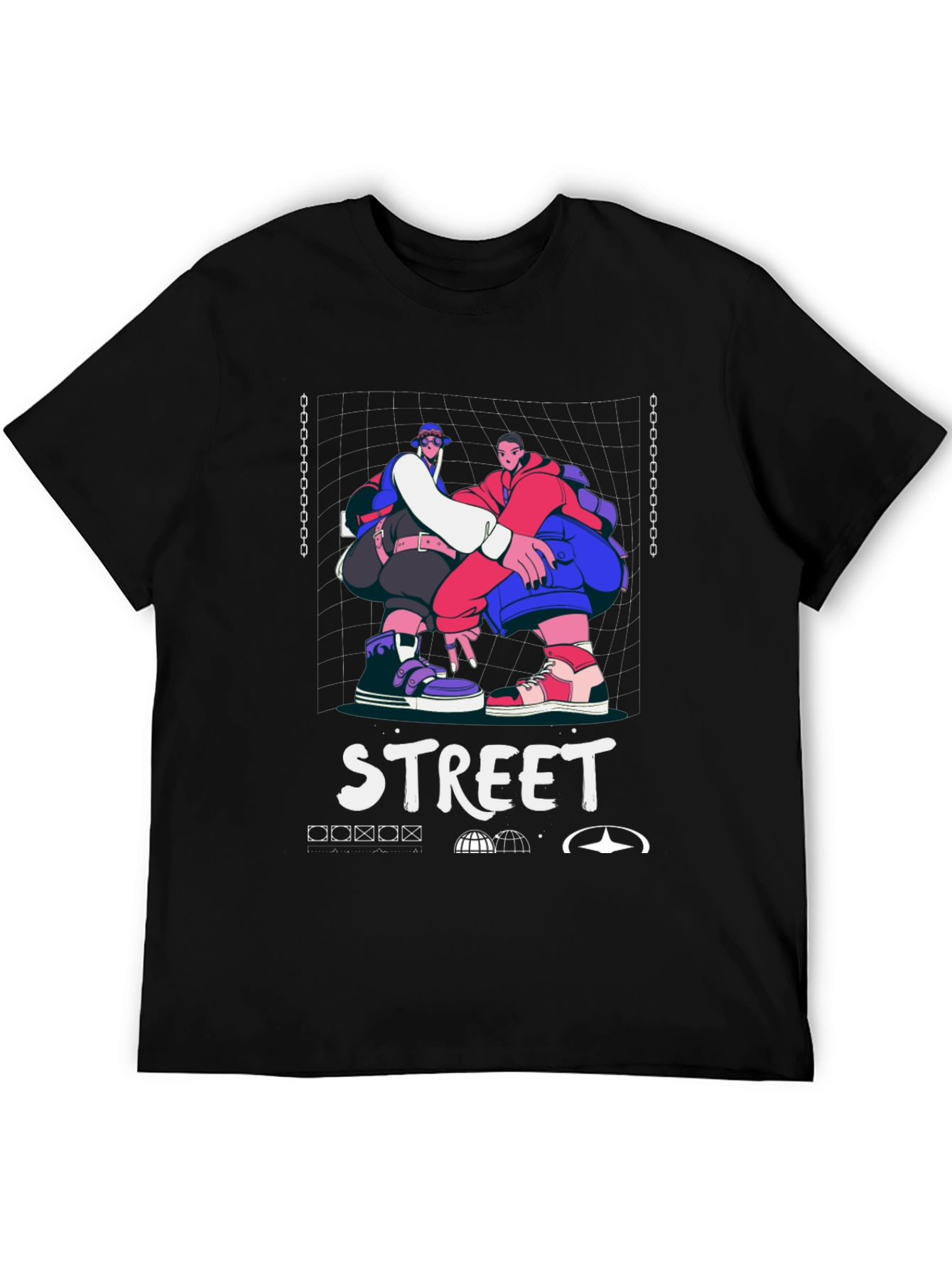 Street Style Graphic Print T-Shirt