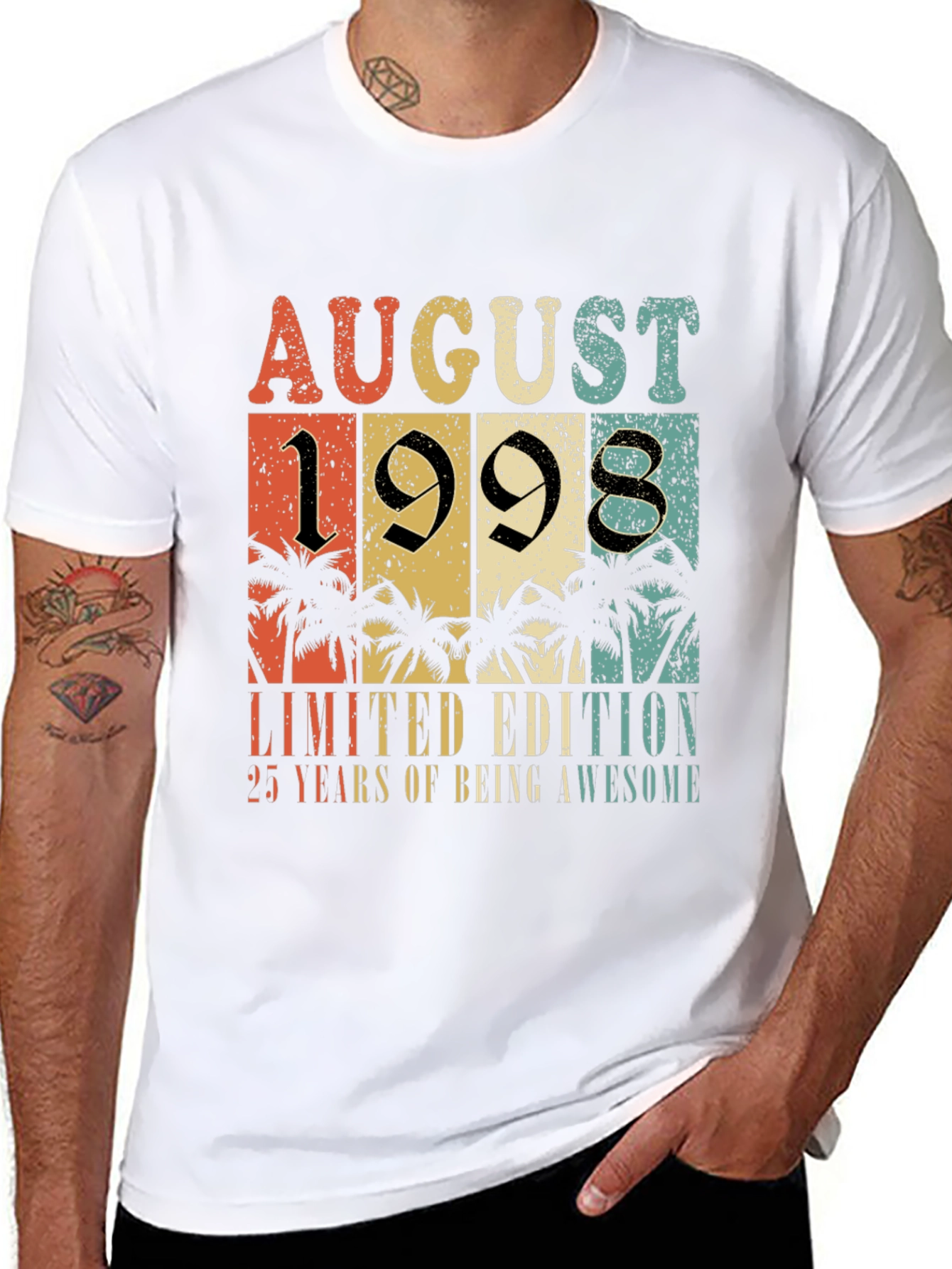 August 1998 Limited Edition 25th Birthday T-Shirt