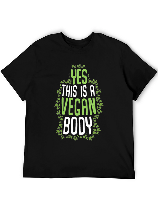 Vegan Body T-Shirt - Green Ivy Design