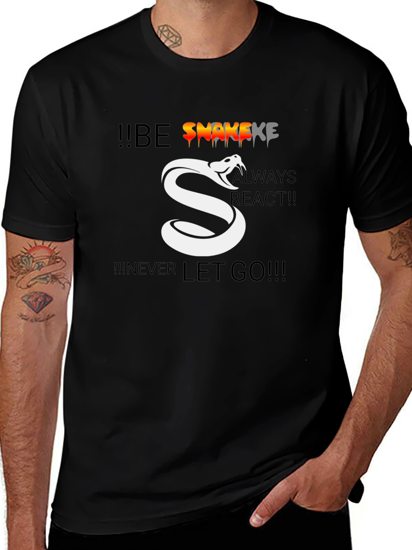Be Snake - Motivational Graphic T-Shirt