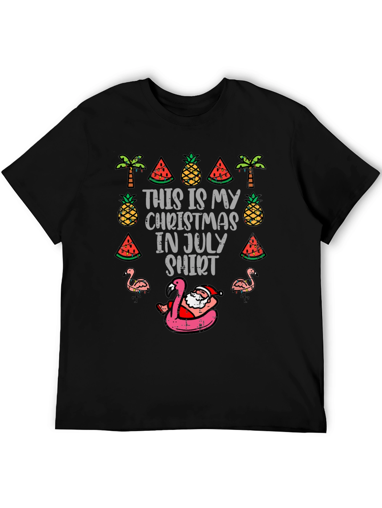 Christmas in July T-Shirt: Santa Summer Fun