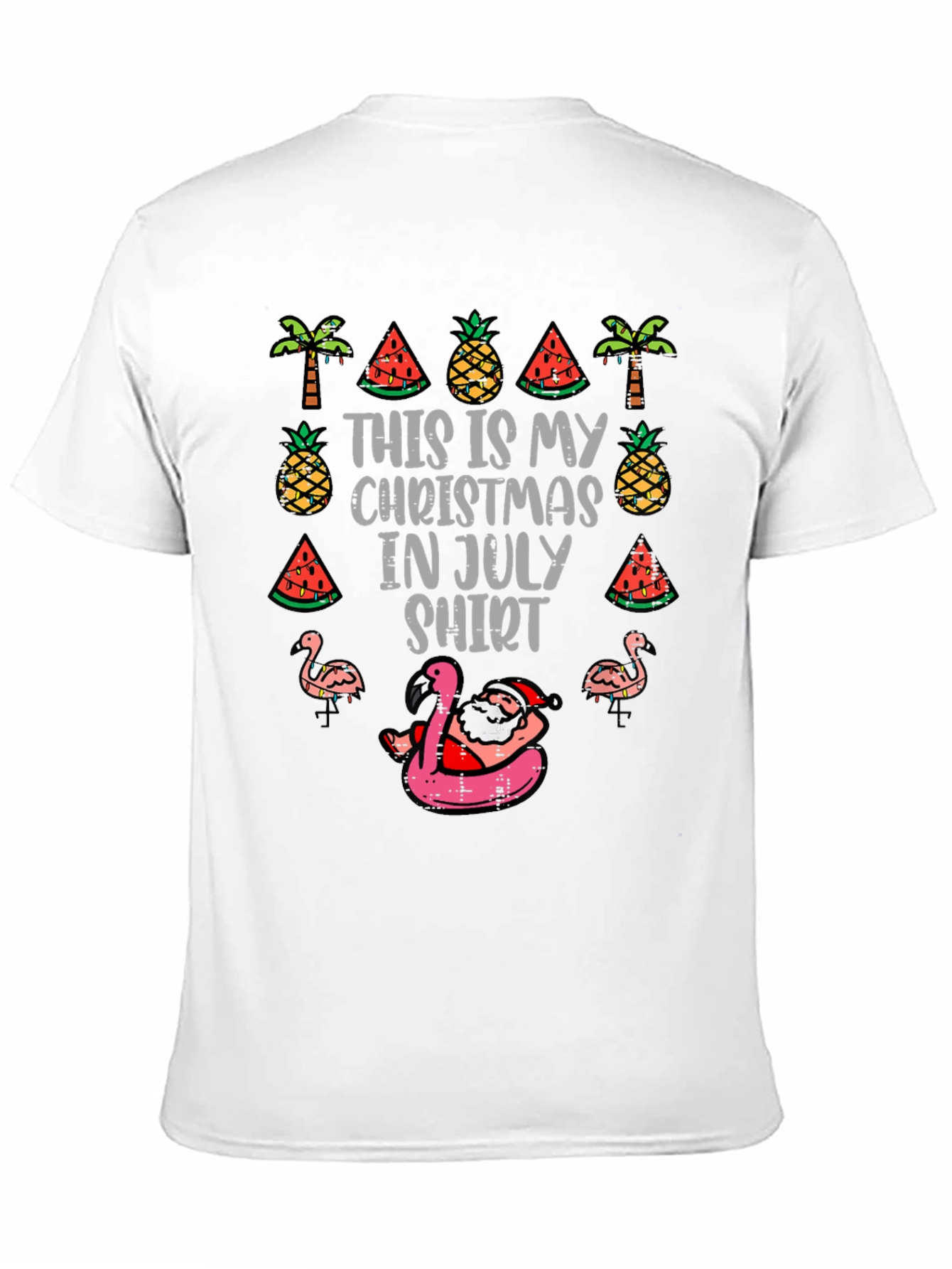 Christmas in July T-Shirt: Santa Summer Fun