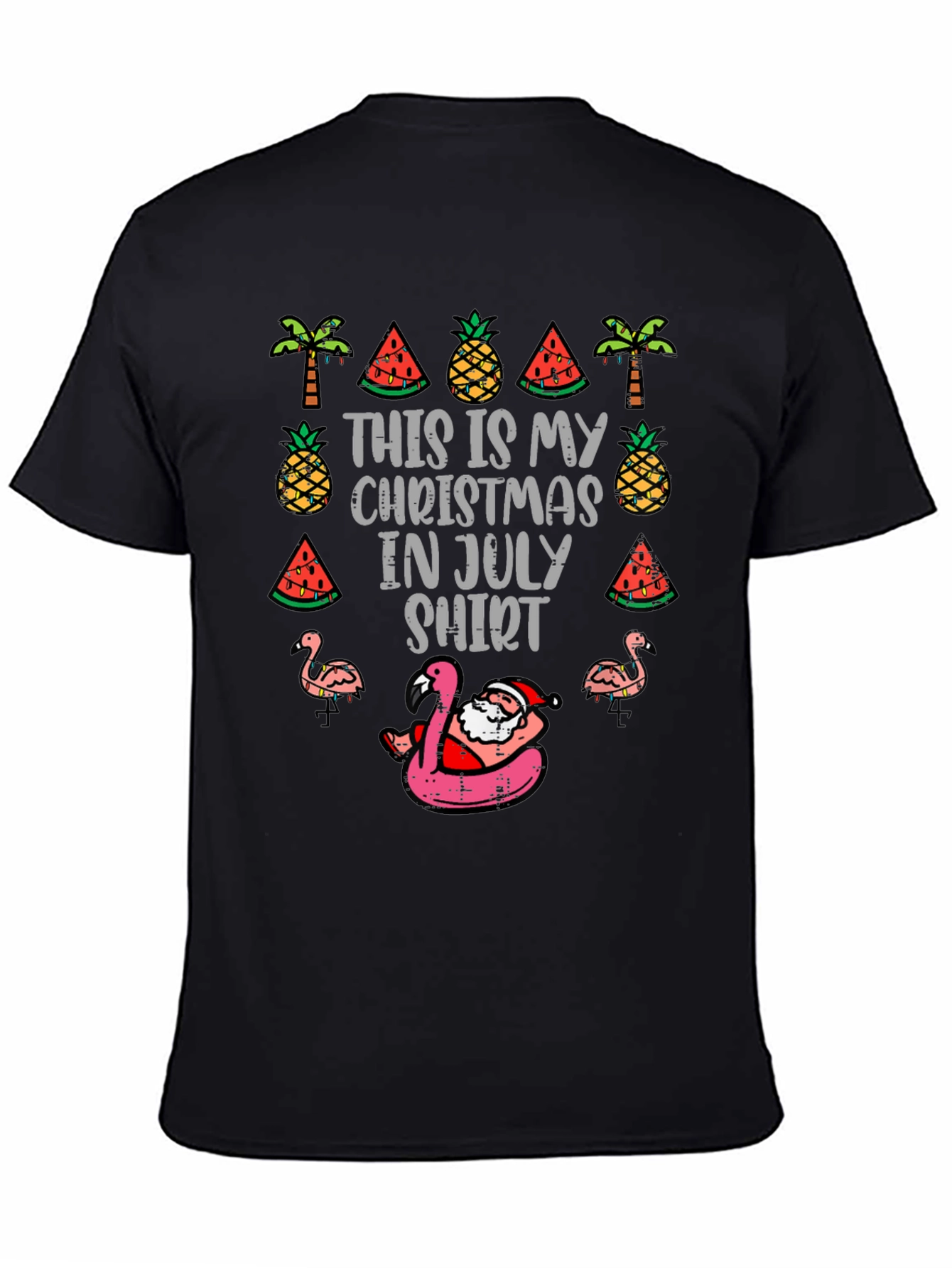 Christmas in July T-Shirt: Santa Summer Fun