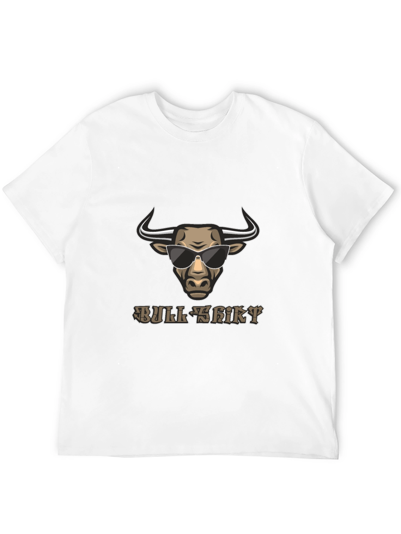 Bull Shirt Graphic Tee - Cool Bull with Shades!