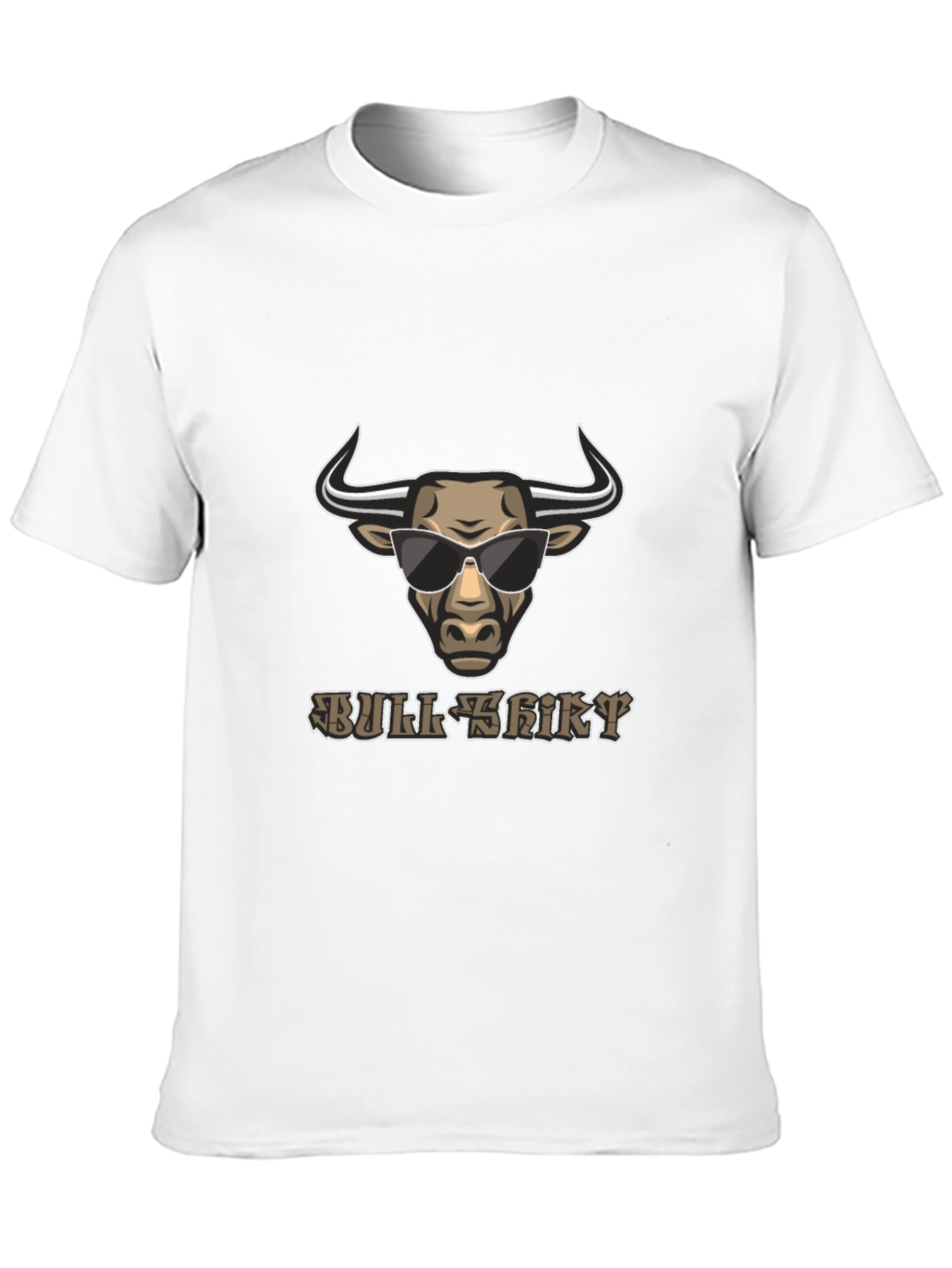 Bull Shirt Graphic Tee - Cool Bull with Shades!