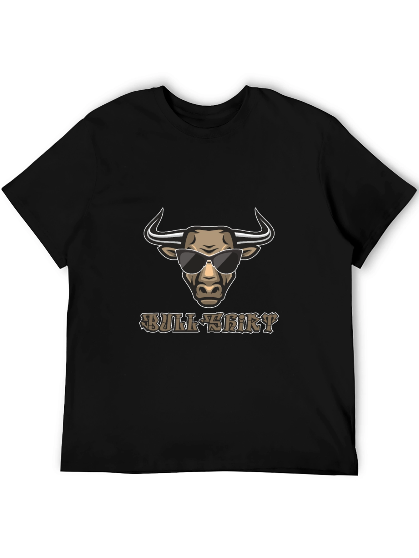 Bull Shirt Graphic Tee - Cool Bull with Shades!