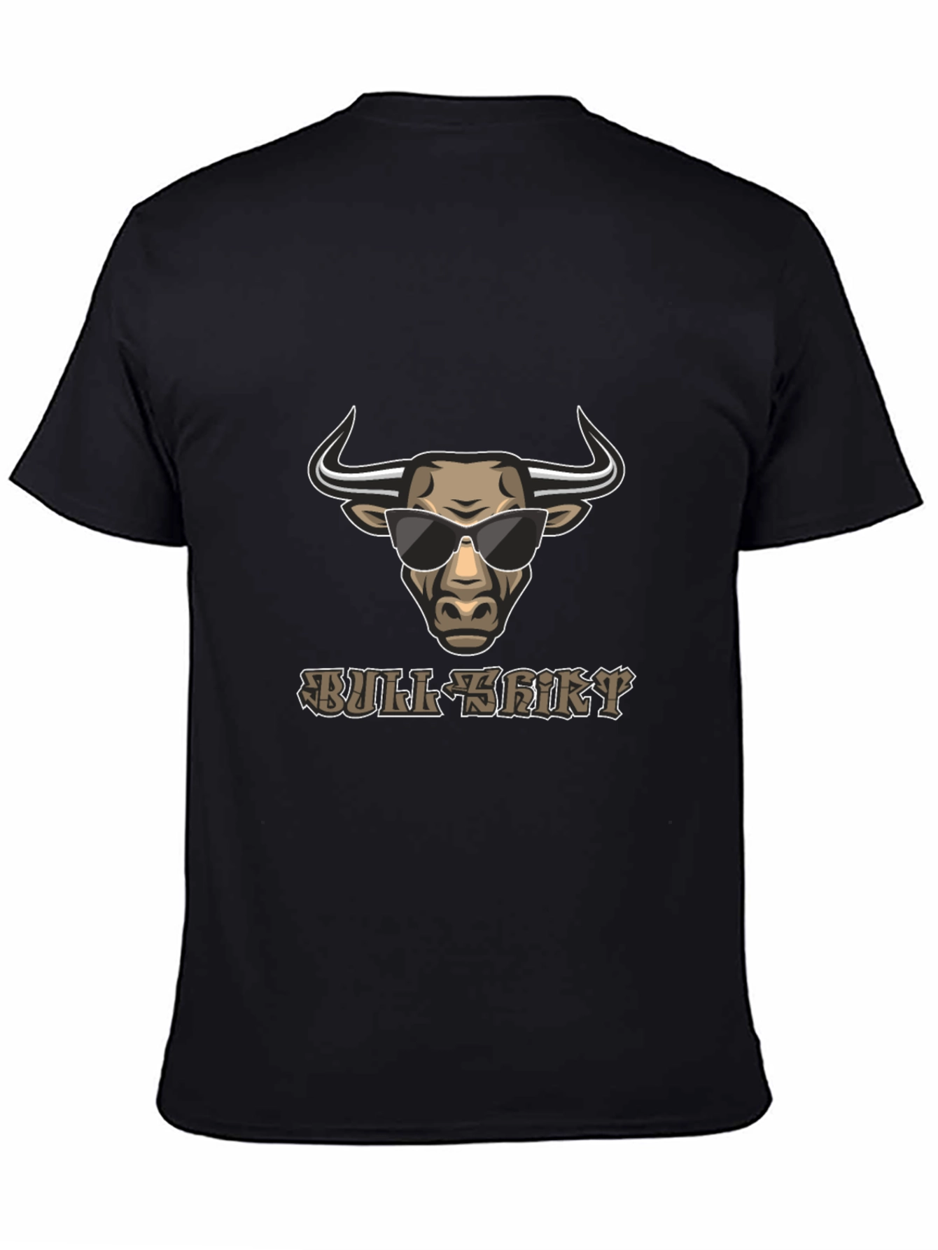 Bull Shirt Graphic Tee - Cool Bull with Shades!