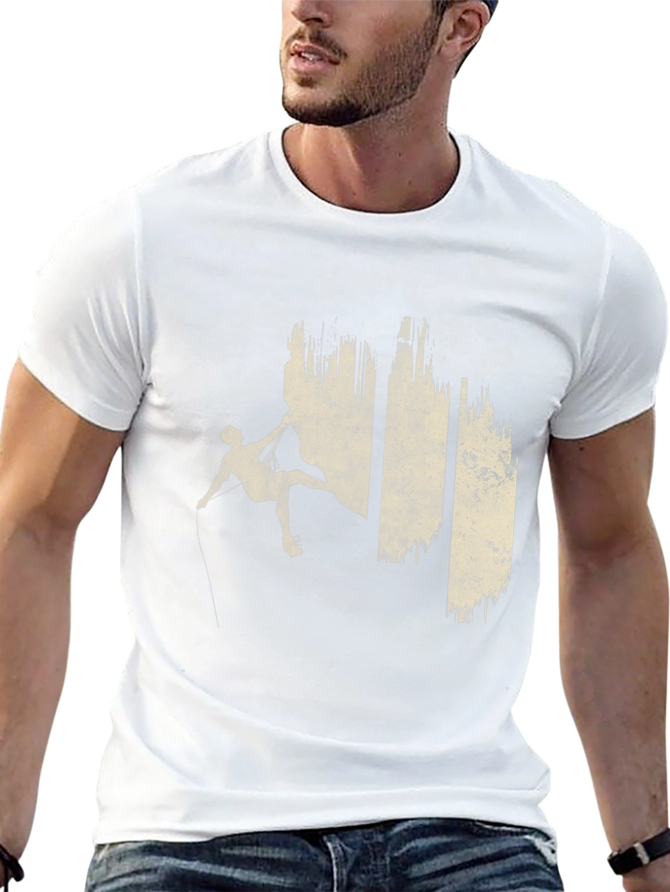 Climbing T-Shirt - Rock Climber Graphic Tee