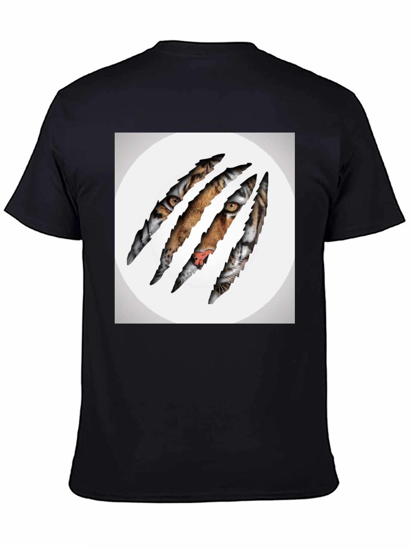 Tiger Claw Graphic Black T-Shirt