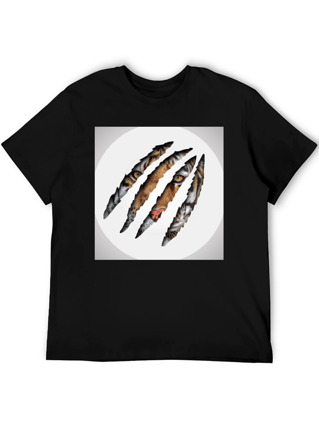 Tiger Claw Graphic Black T-Shirt