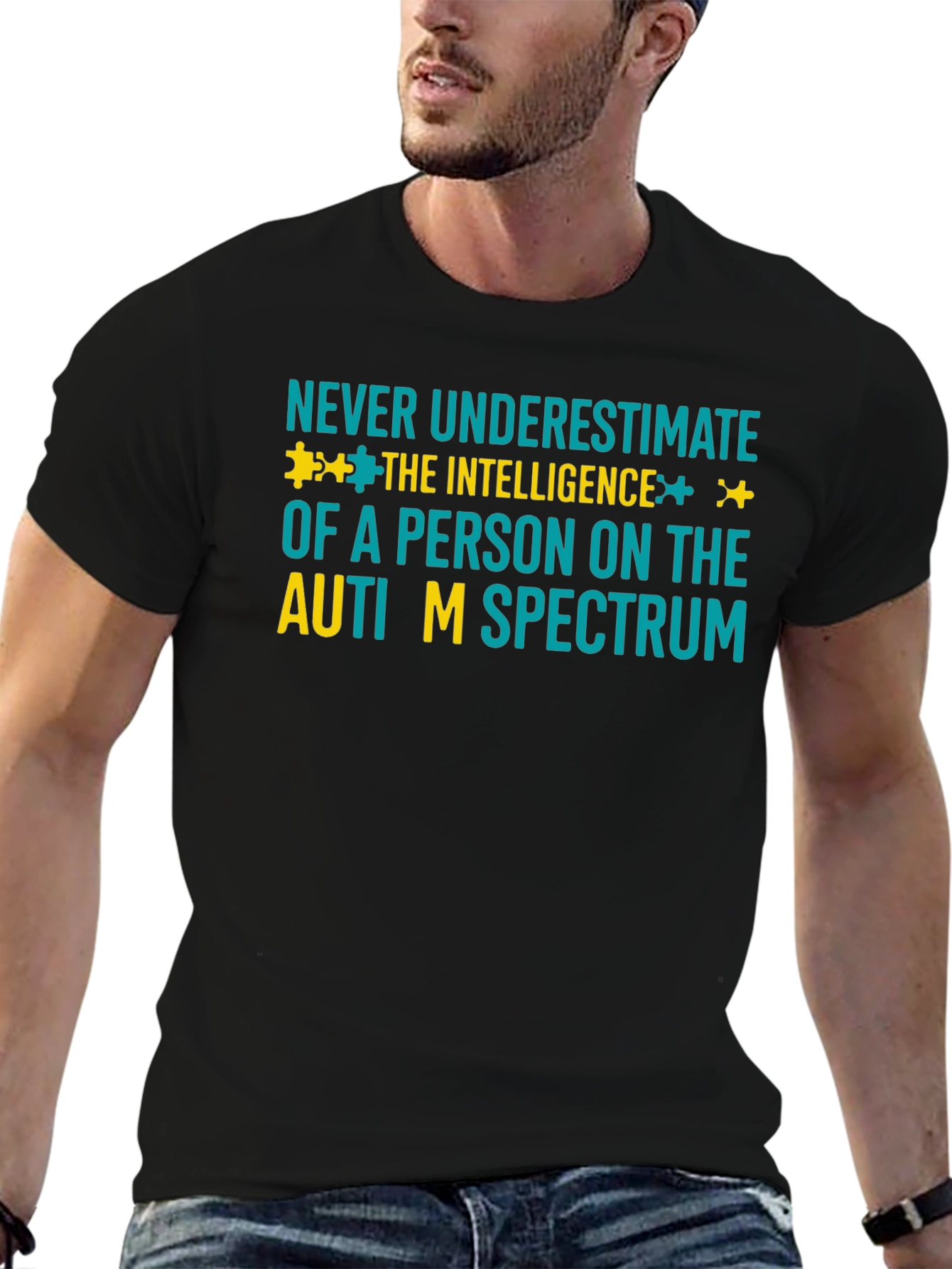 Autism Awareness T-Shirt - Never Underestimate