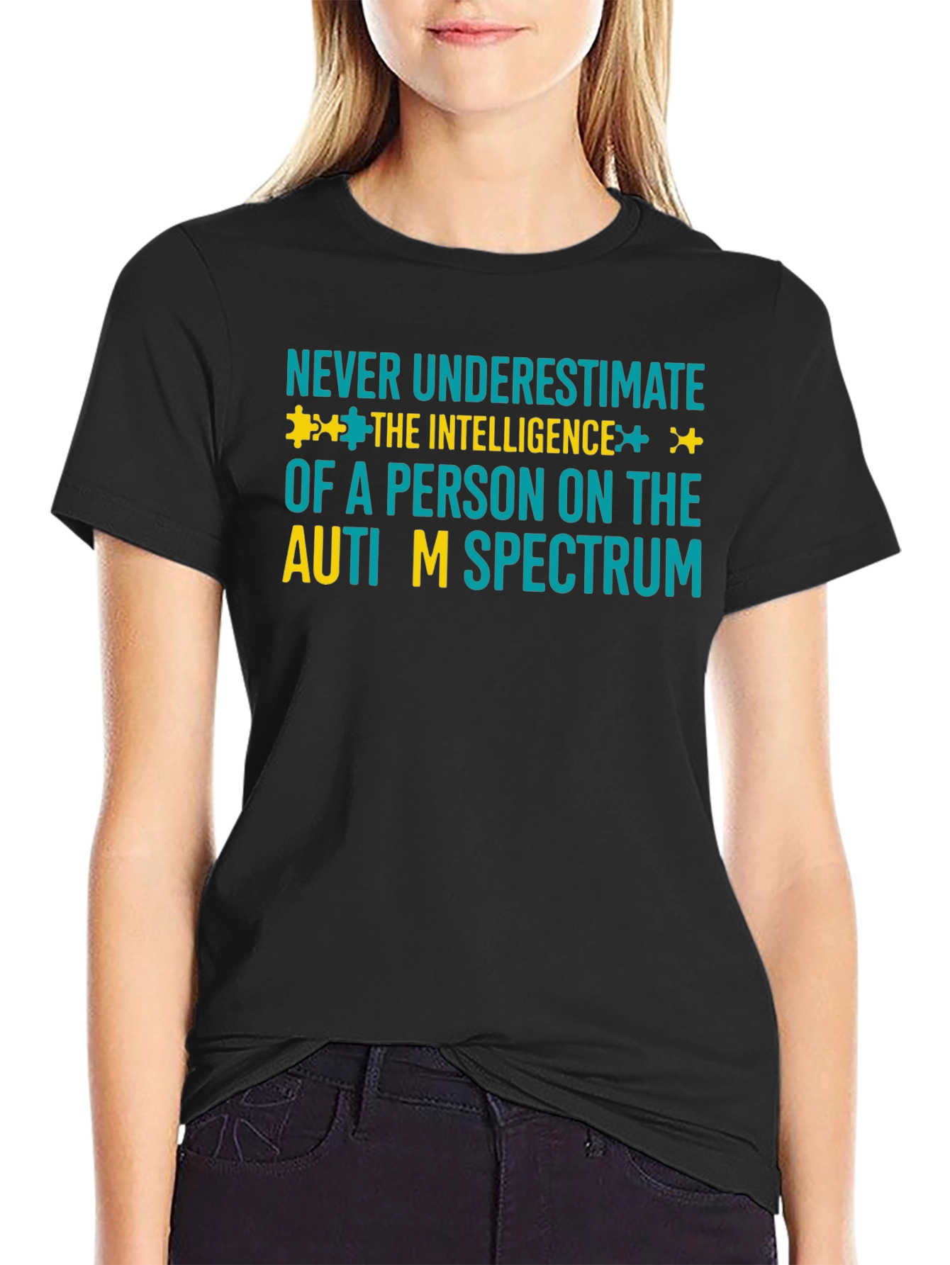 Autism Awareness T-Shirt - Never Underestimate