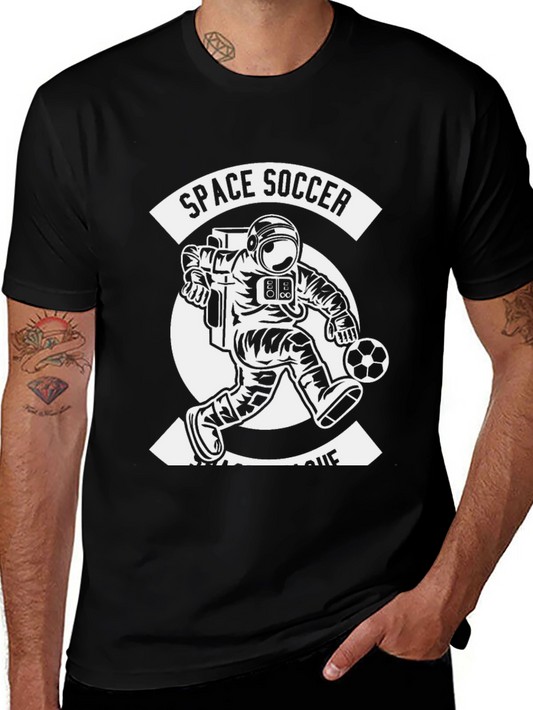 Space Soccer League Graphic T-Shirt