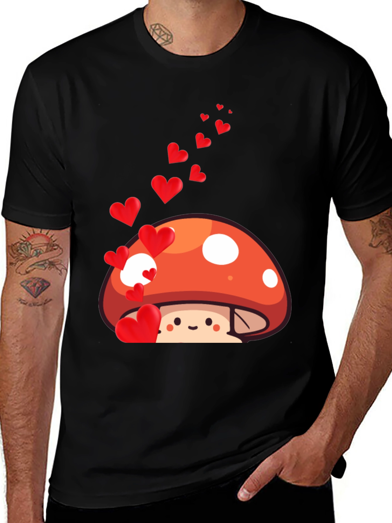 Cute Mushroom Love T-Shirt