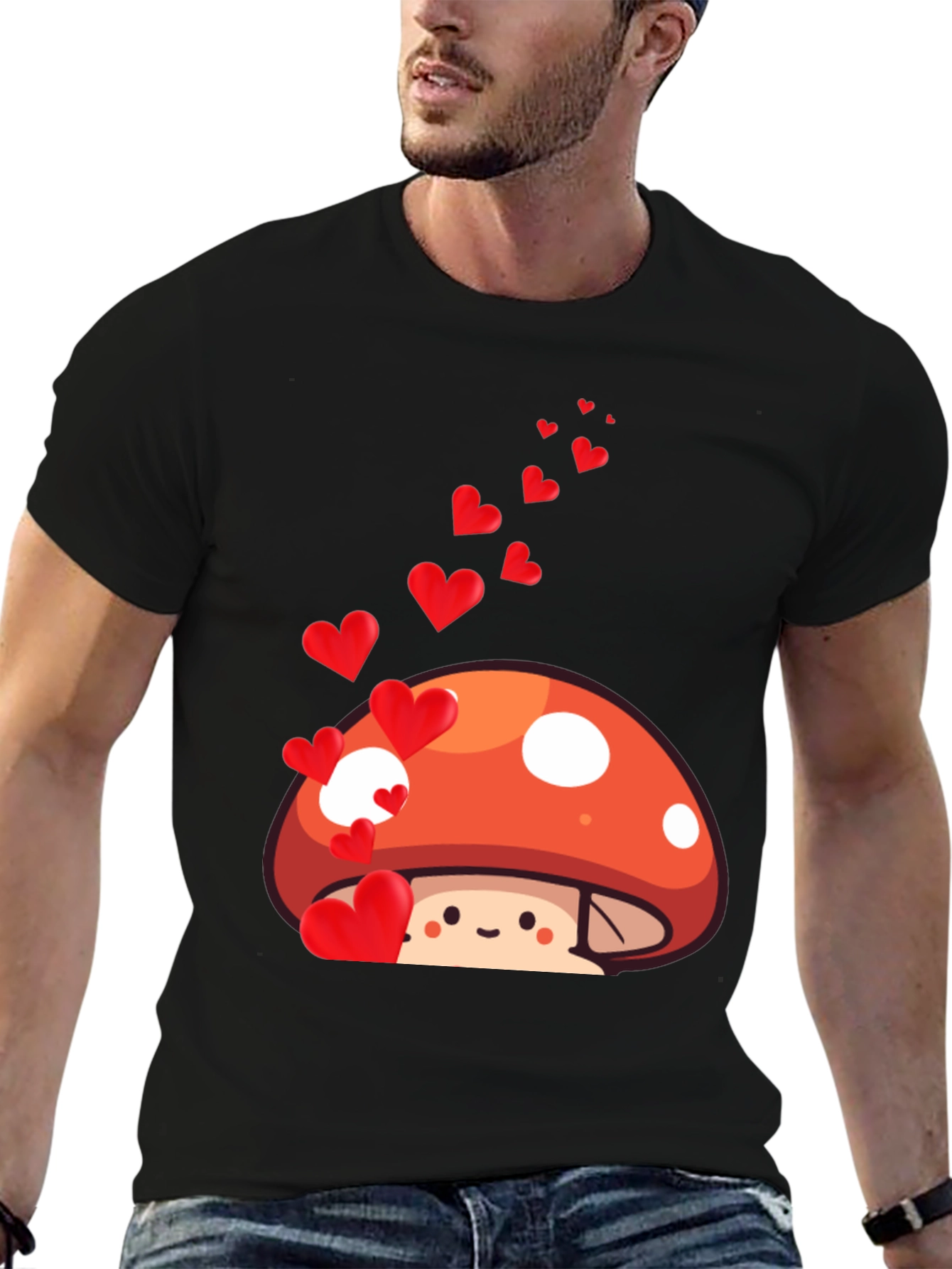 Cute Mushroom Love T-Shirt