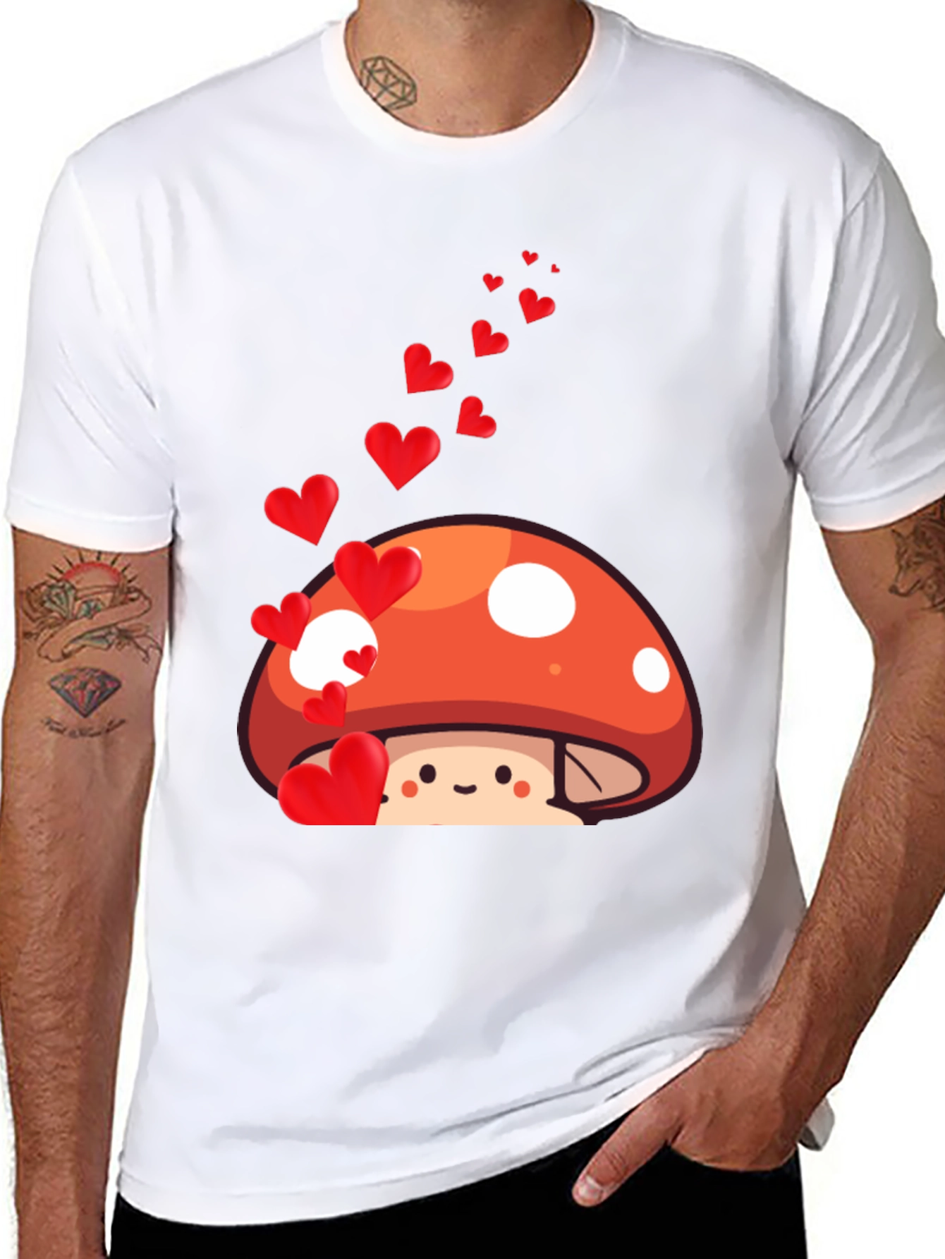 Cute Mushroom Love T-Shirt