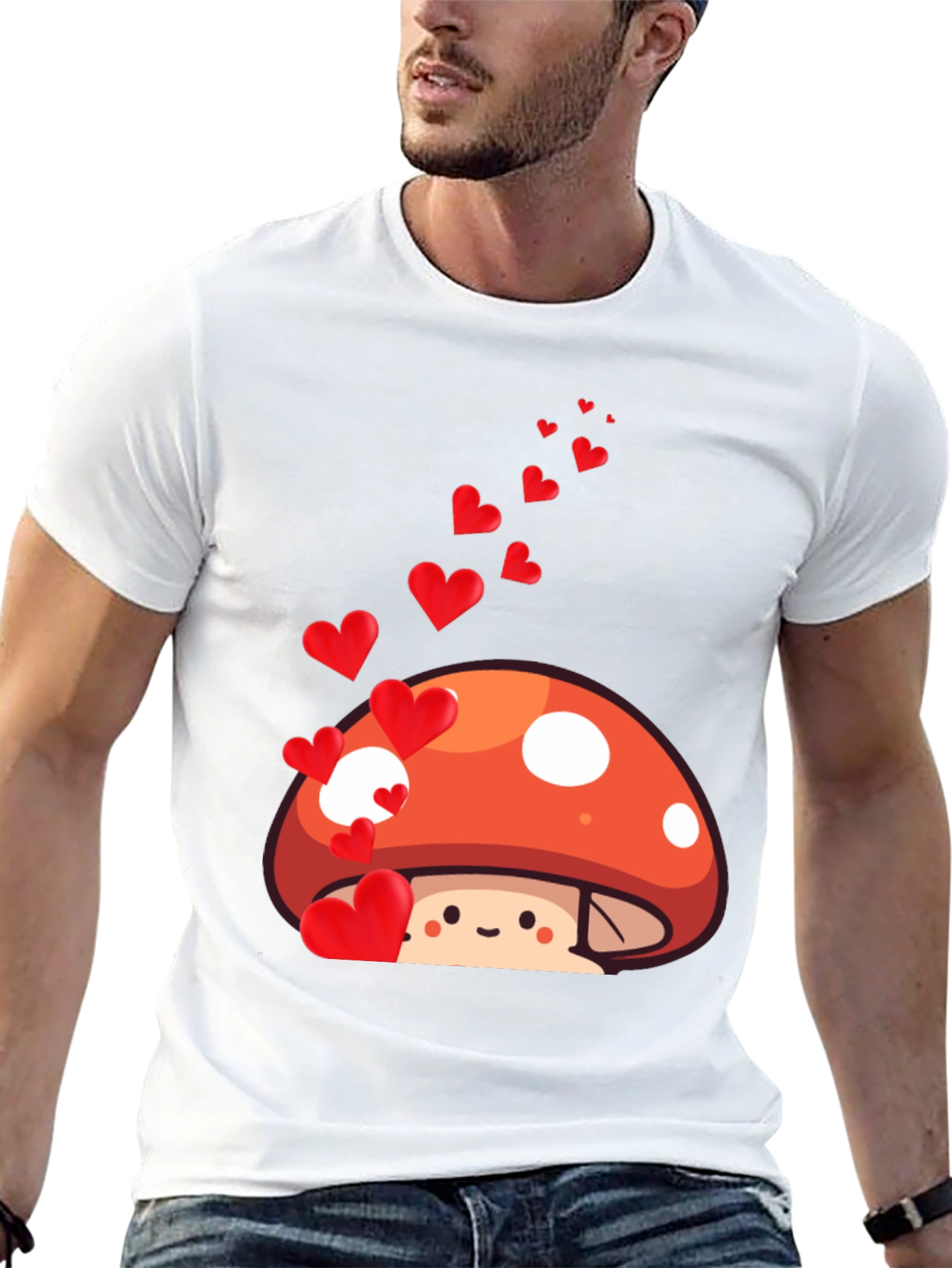 Cute Mushroom Love T-Shirt