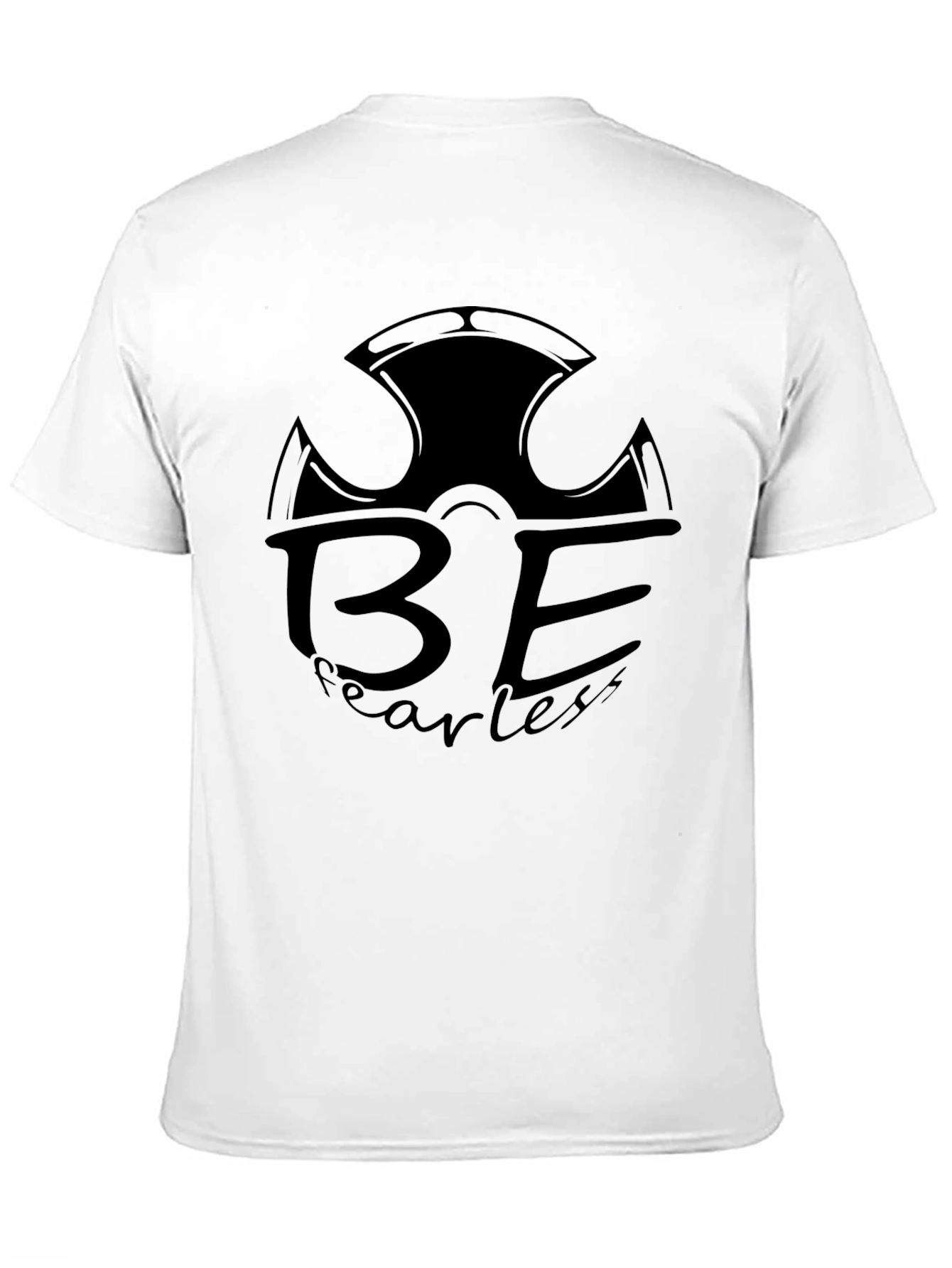 Be Fearless Black Graphic T-Shirt
