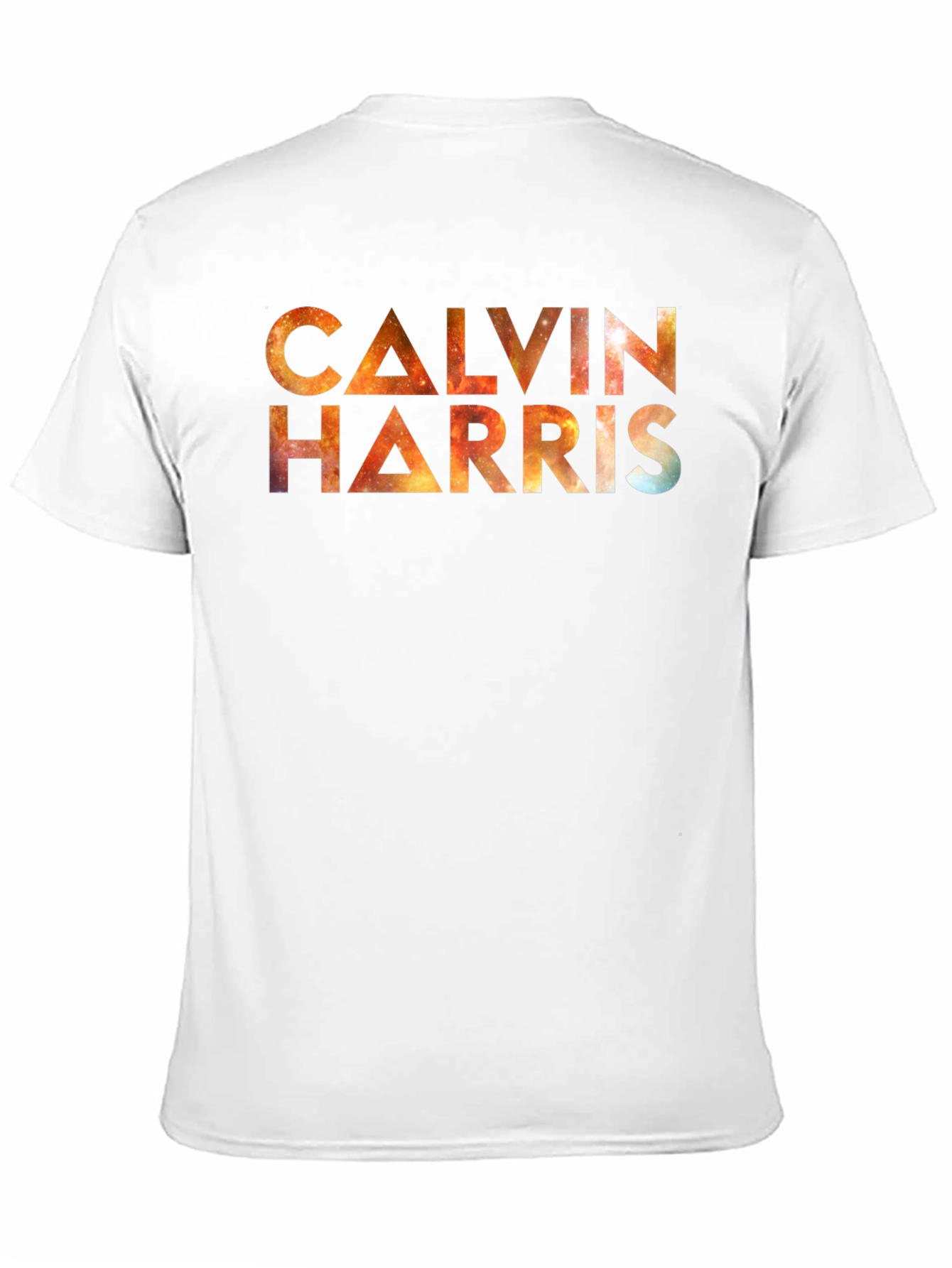 Calvin Harris Galaxy Graphic Black T-Shirt