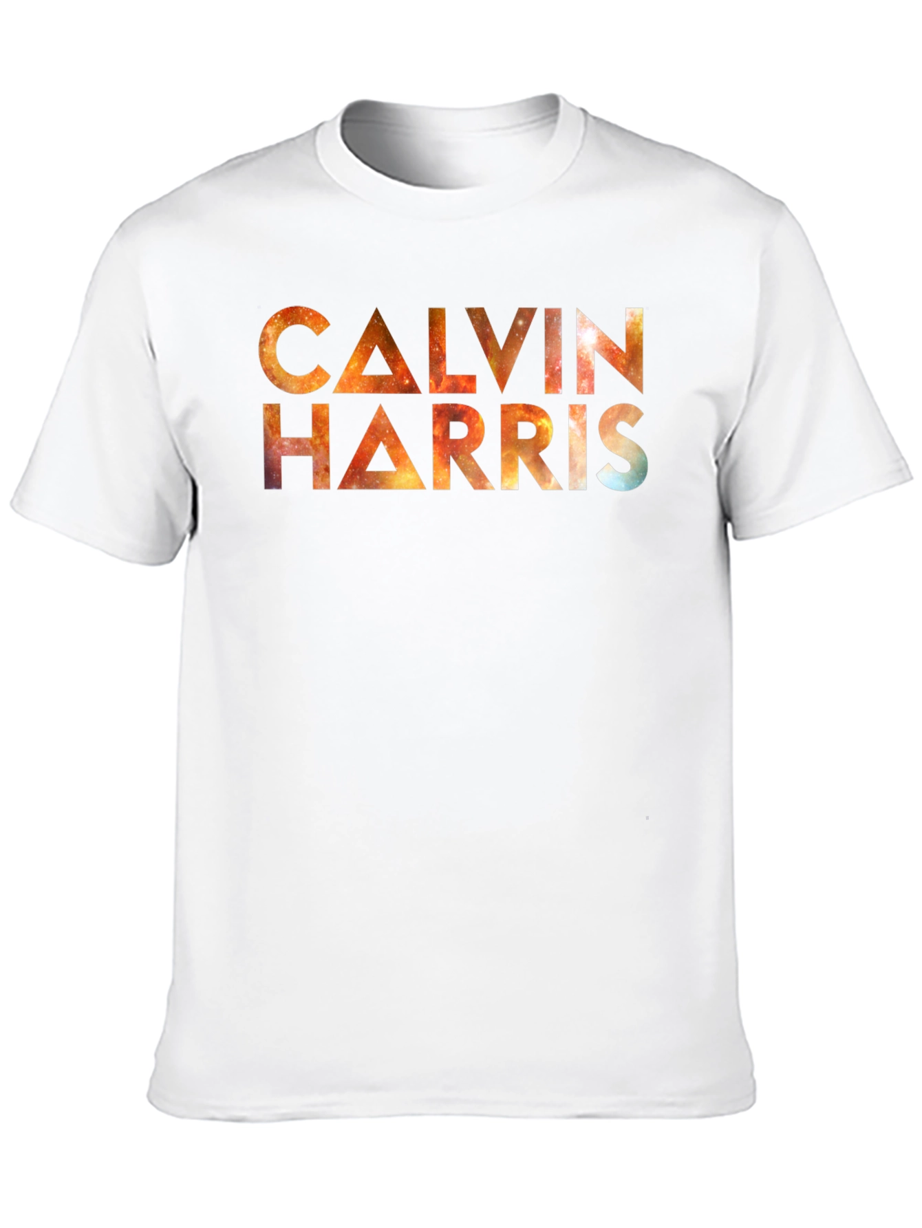 Calvin Harris Galaxy Graphic Black T-Shirt