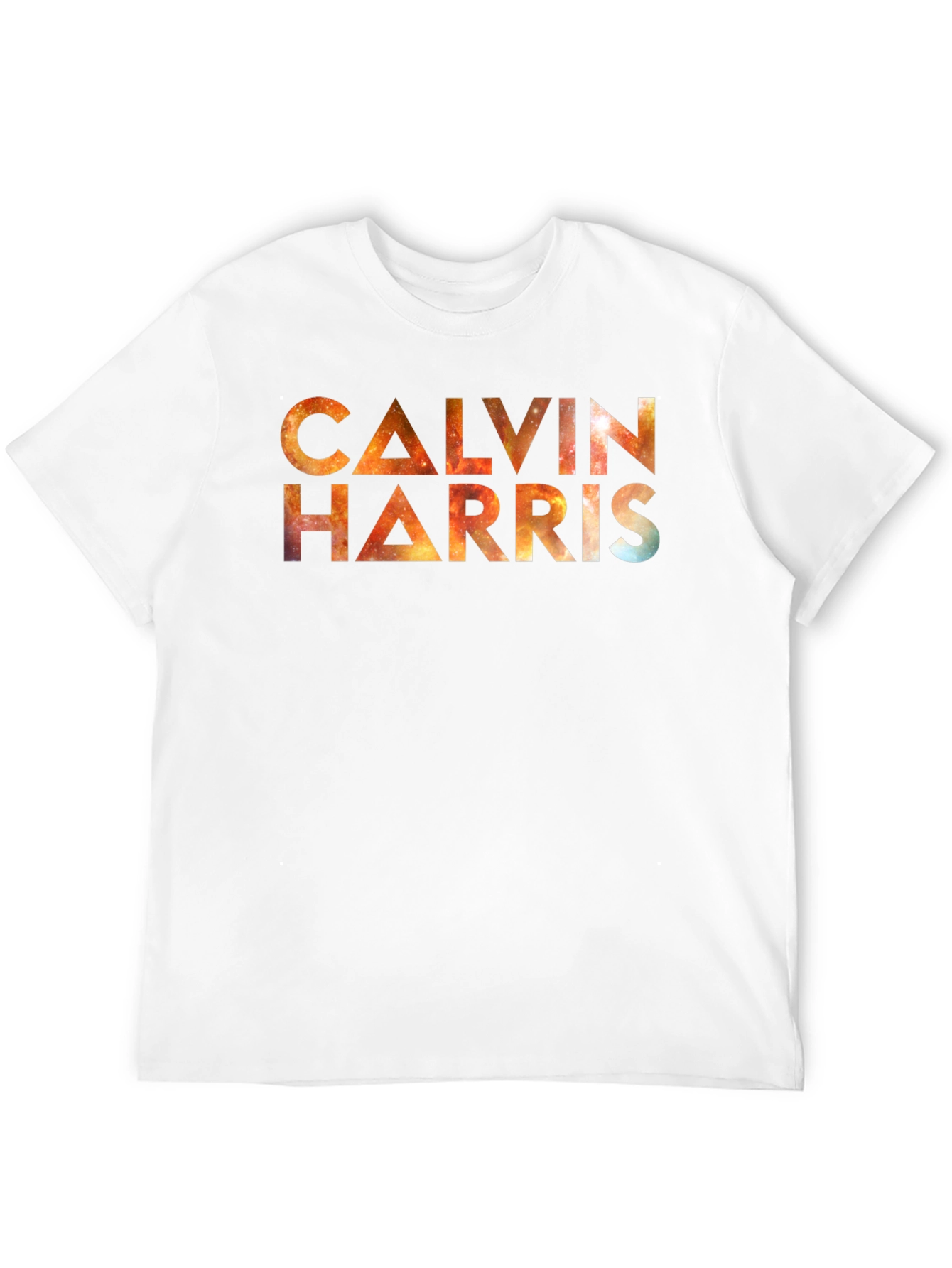 Calvin Harris Galaxy Graphic Black T-Shirt