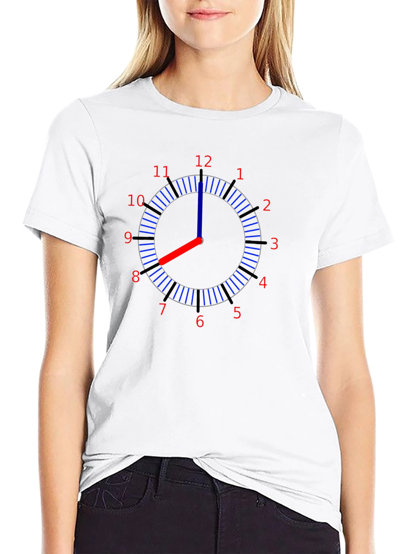 Clock Graphic Tee - Time Telling Fashion