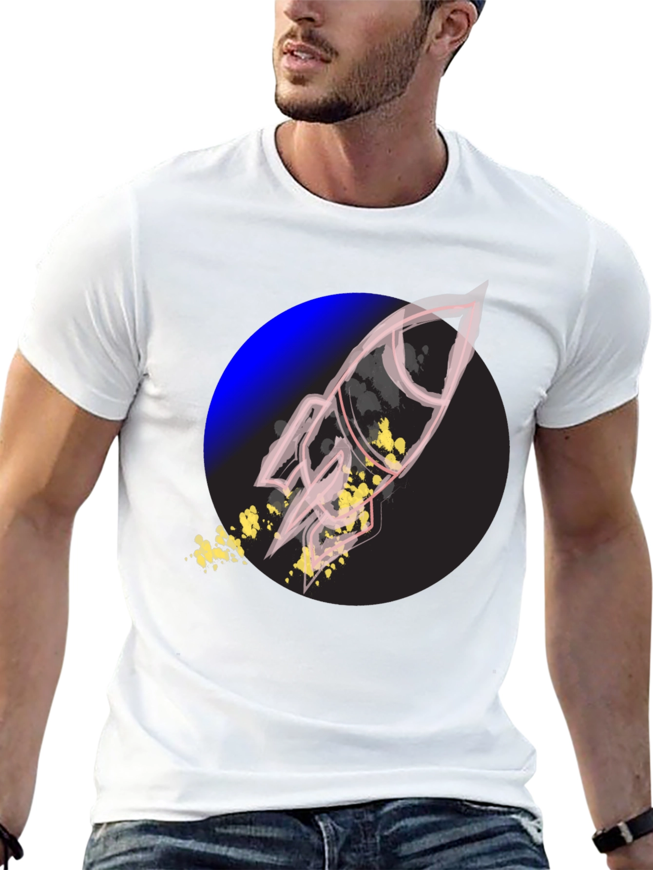 Rocket Graphic Tee - Bold Style Comfortable Fit