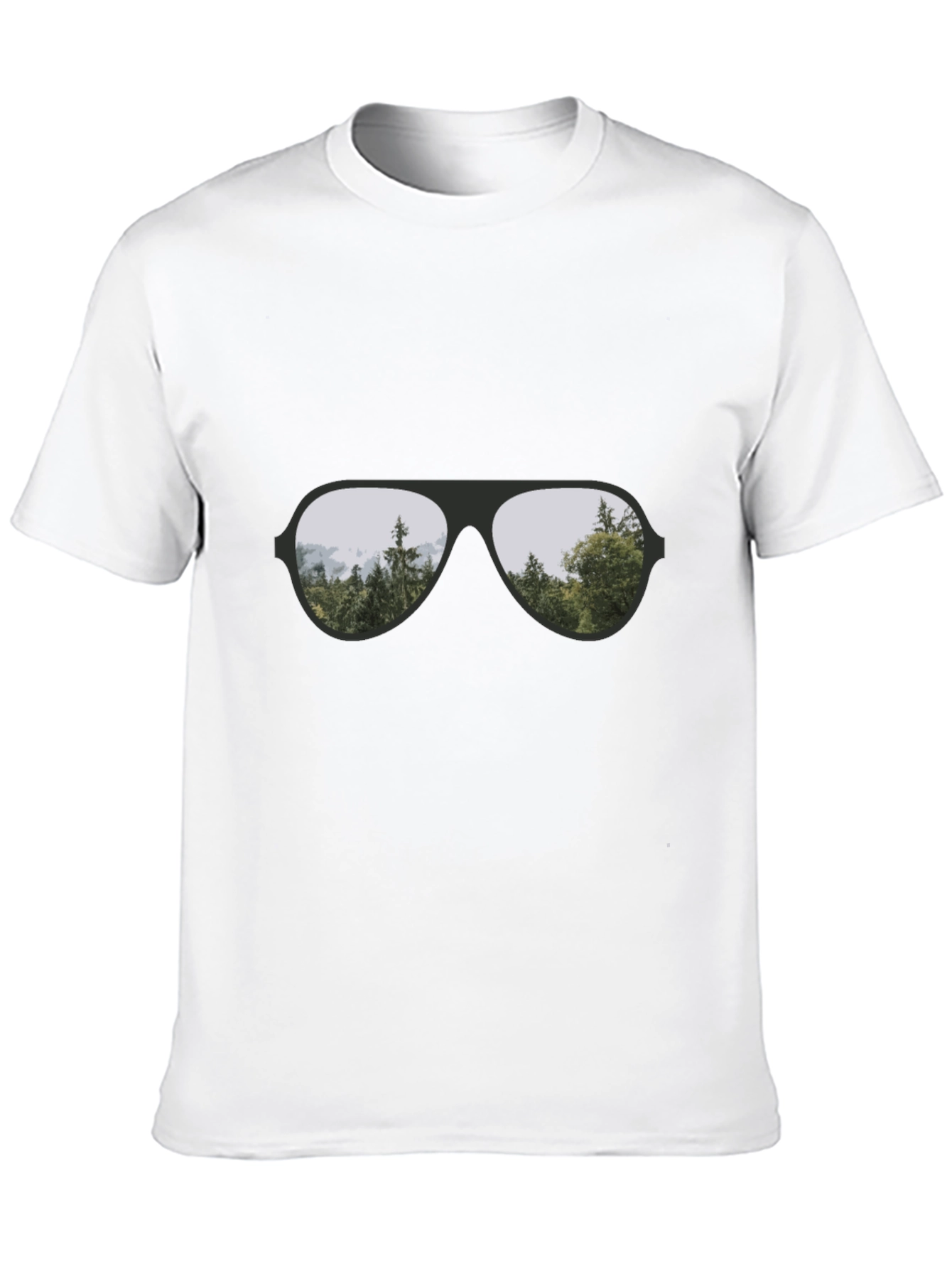 Cool Aviator Sunglasses Reflective T-Shirt