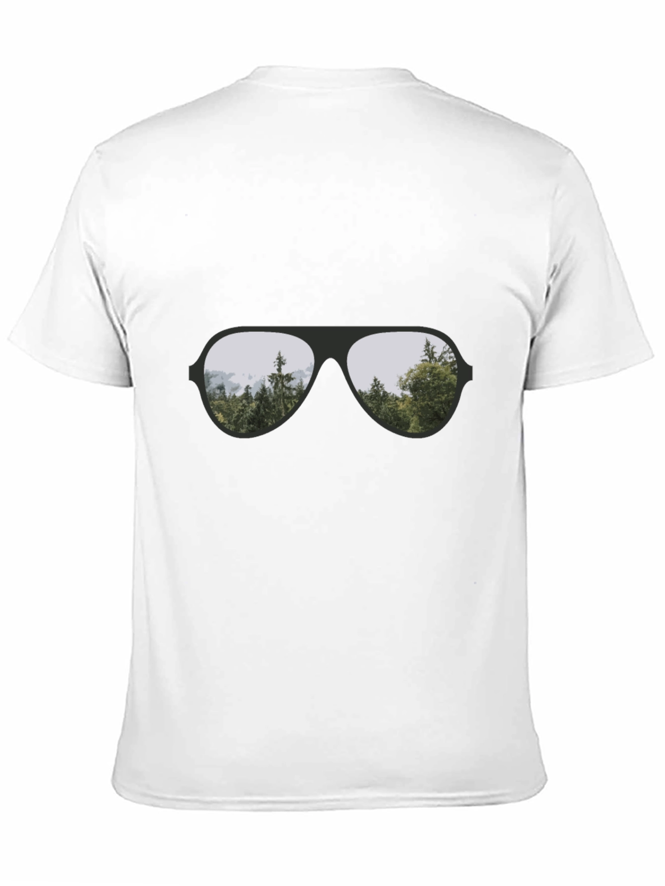 Cool Aviator Sunglasses Reflective T-Shirt