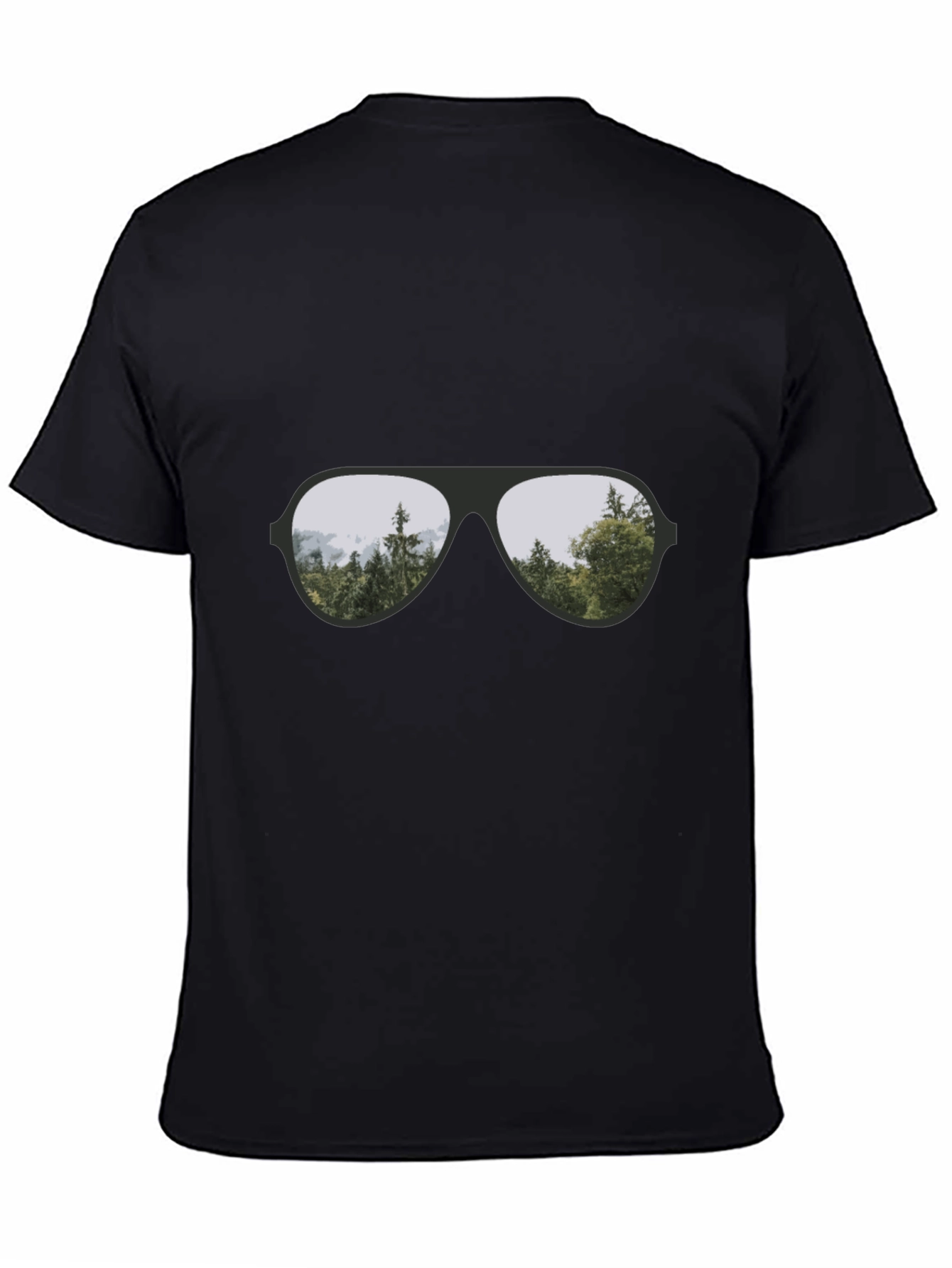 Cool Aviator Sunglasses Reflective T-Shirt