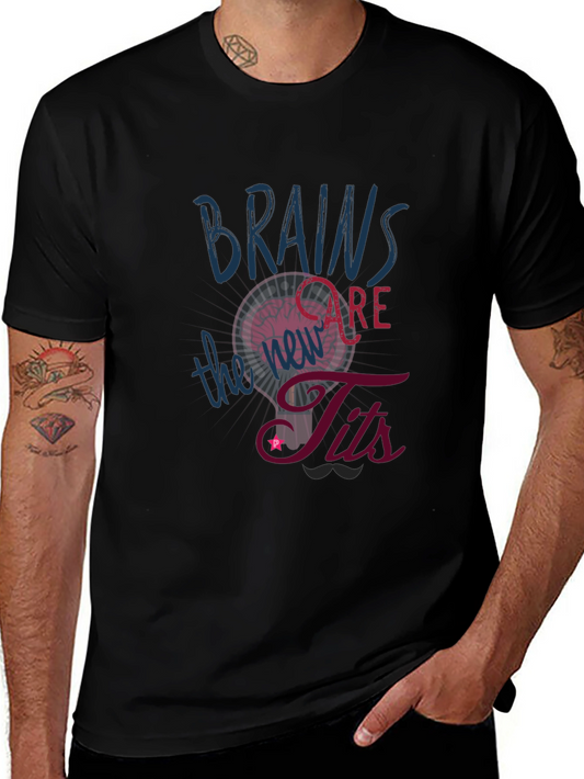 Brains Are The Tits Graphic Tee