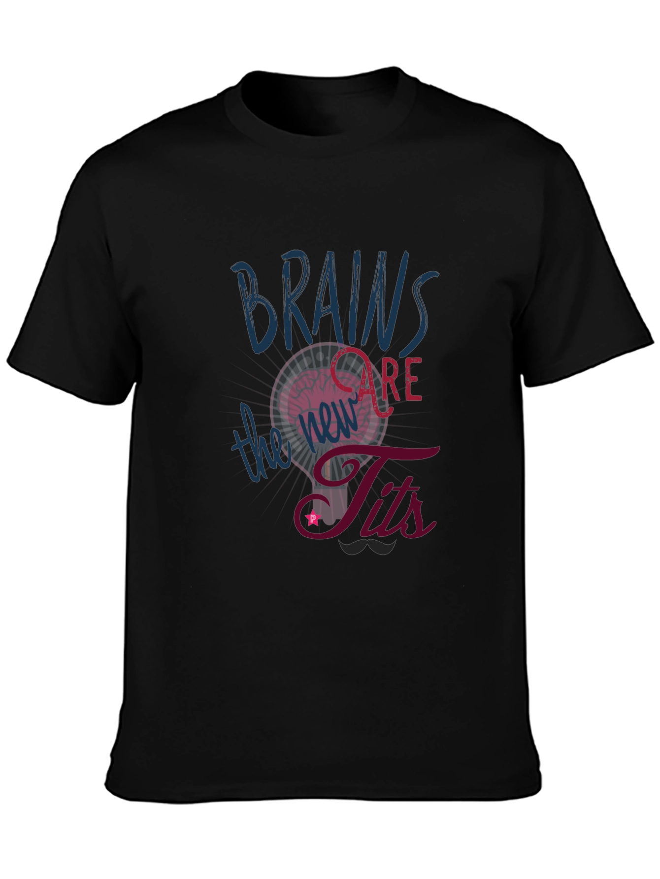 Brains Are The Tits Graphic Tee