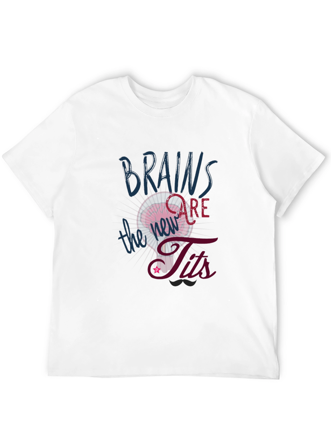 Brains Are The Tits Graphic Tee