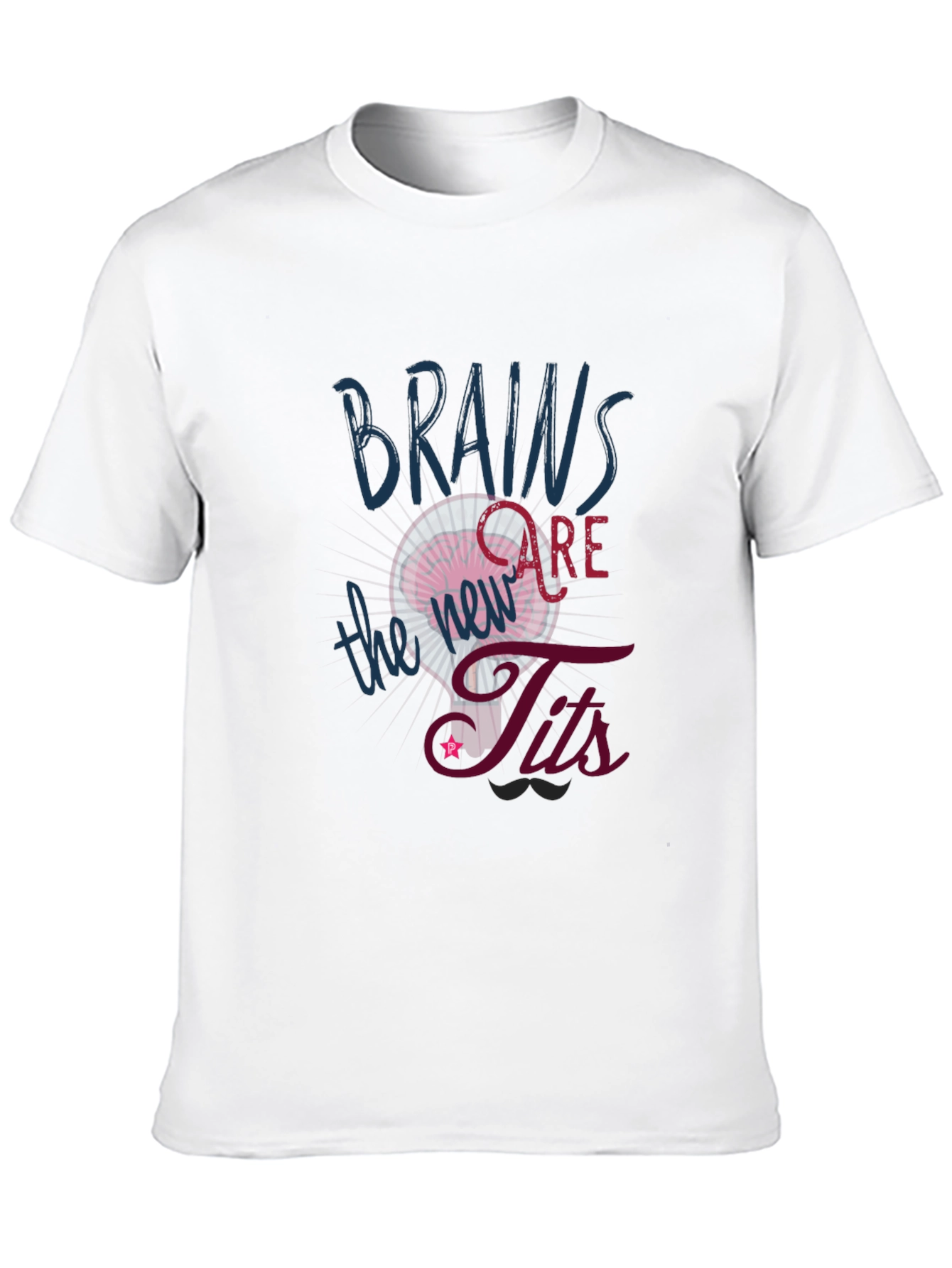 Brains Are The Tits Graphic Tee