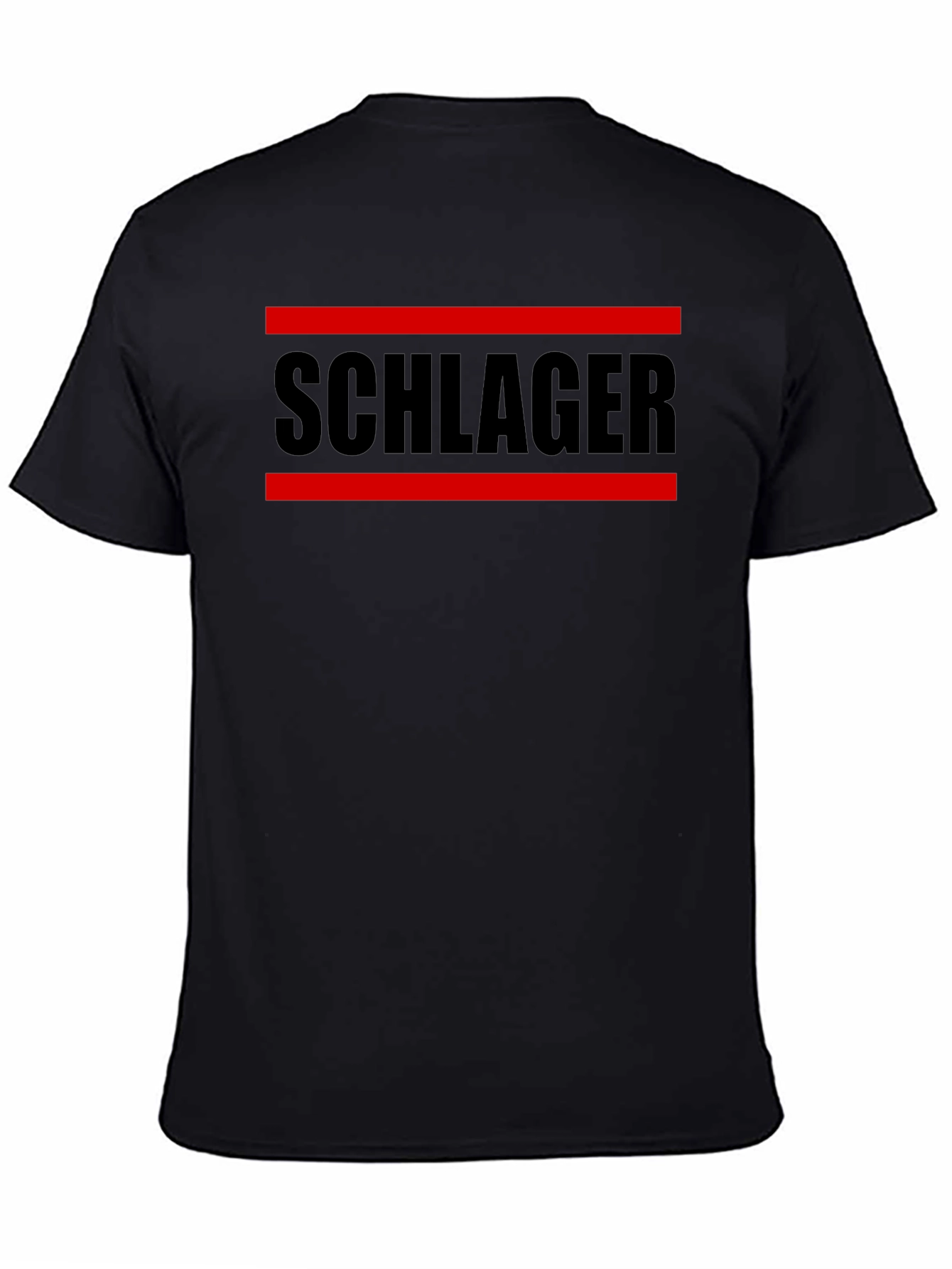 Schlager T-Shirt - Black Graphic Tee