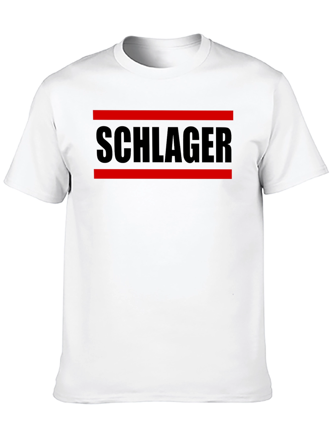 Schlager T-Shirt - Black Graphic Tee